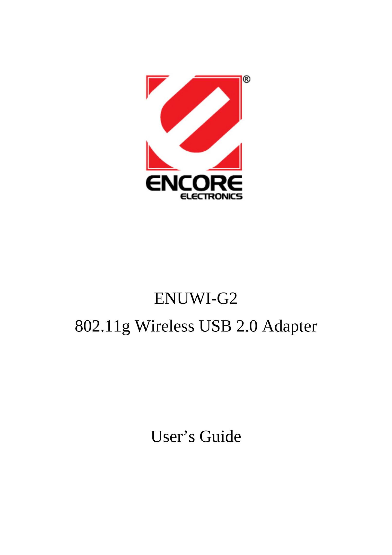 Encore electronic ENUWI-G2 Network Card User Manual