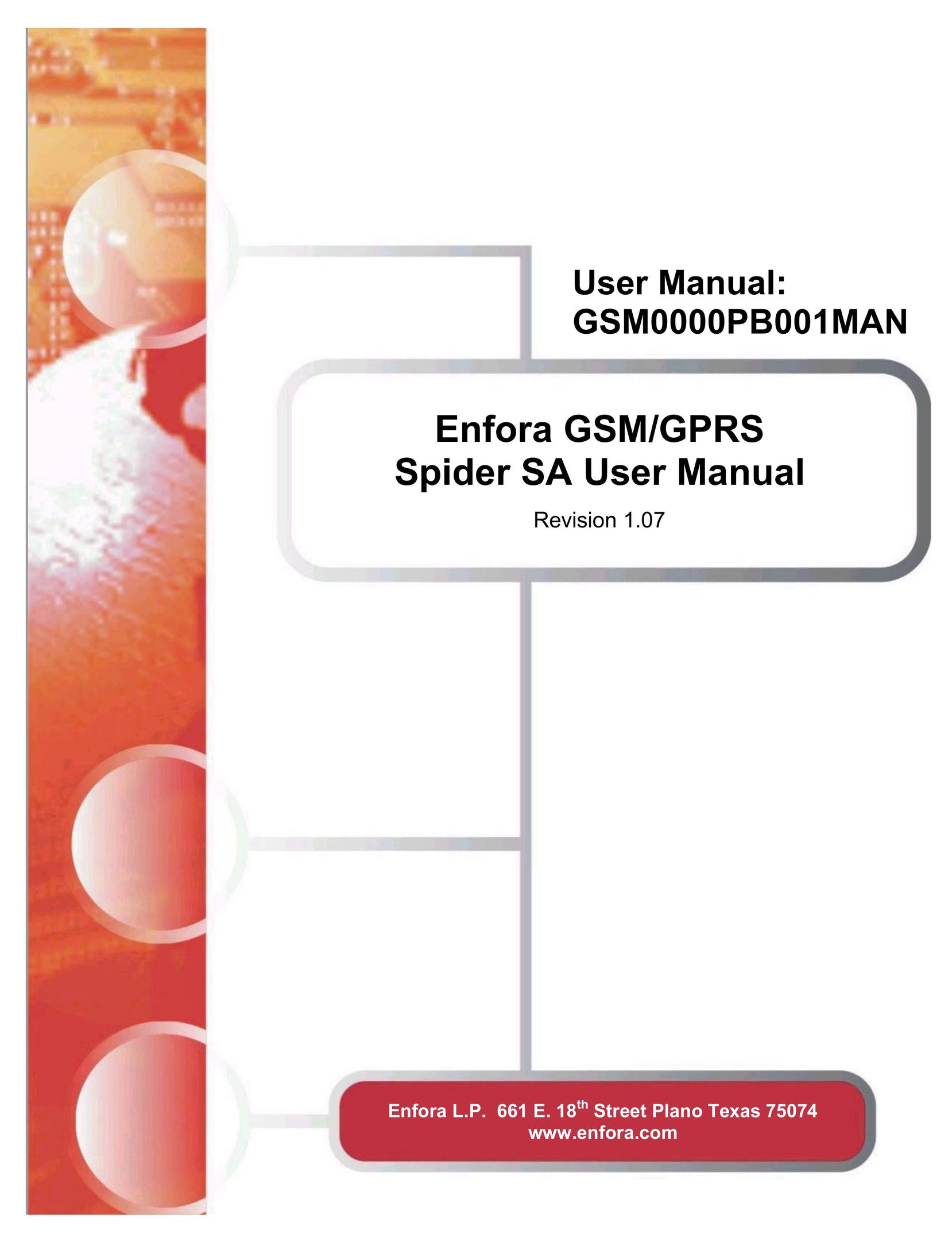 Enfora GSM0000PB001MAN Network Card User Manual