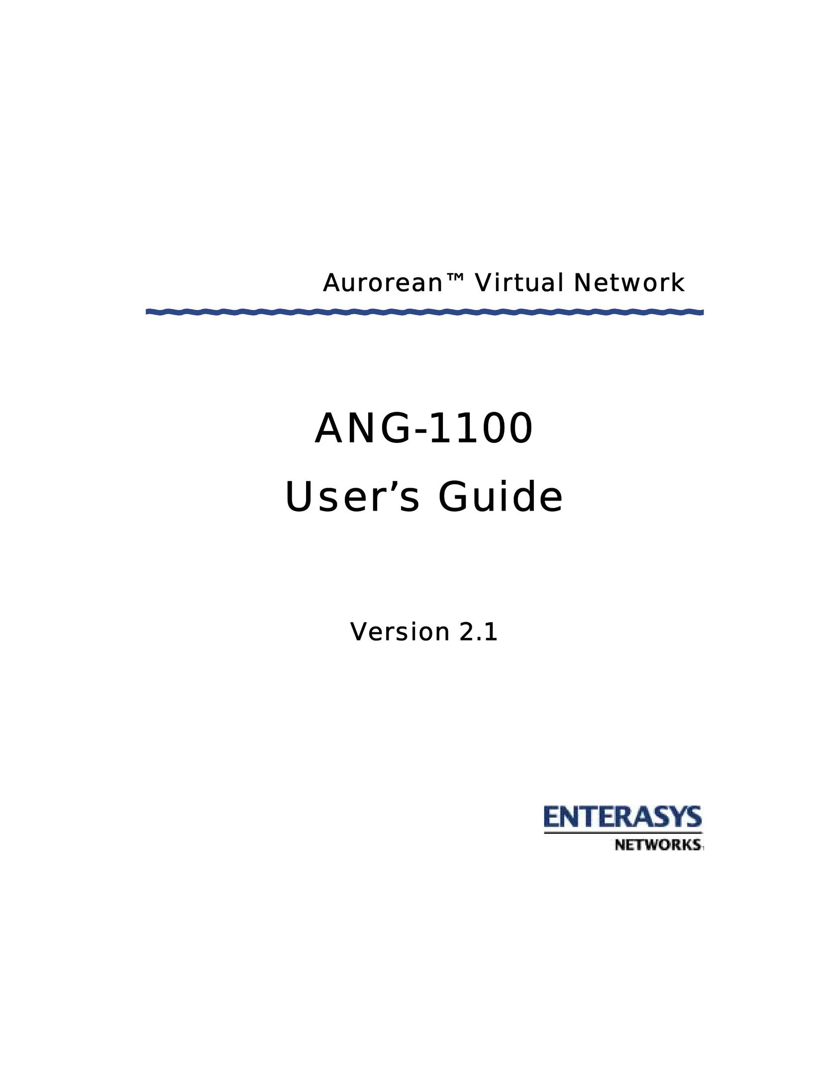 Enterasys Networks ANG-1100 Network Card User Manual