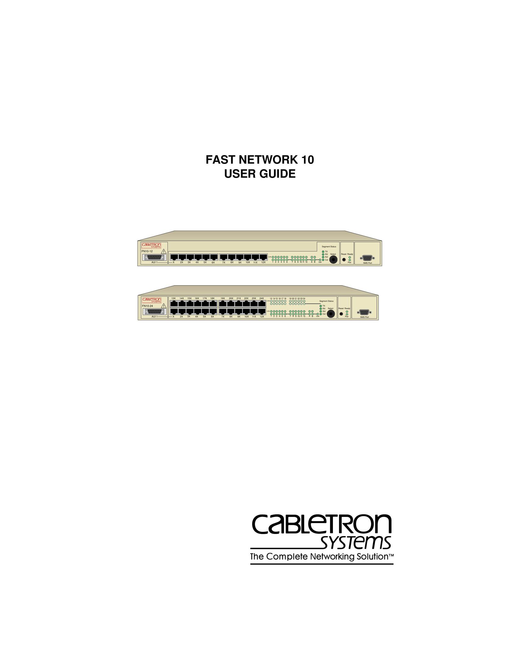 Enterasys Networks Fast Network 10 Network Card User Manual