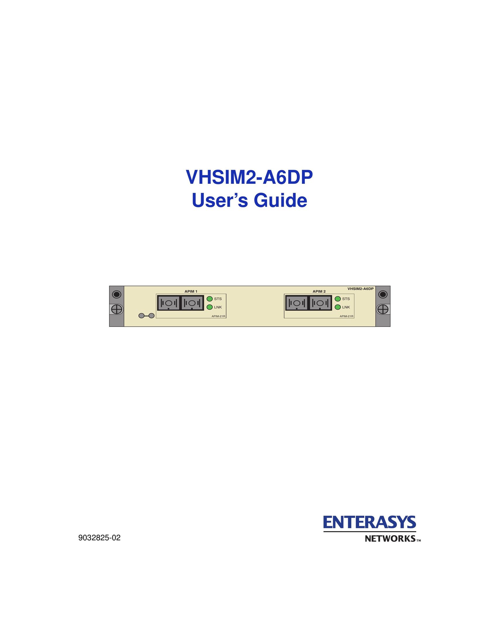 Enterasys Networks VHSIM2-A6DP Network Card User Manual