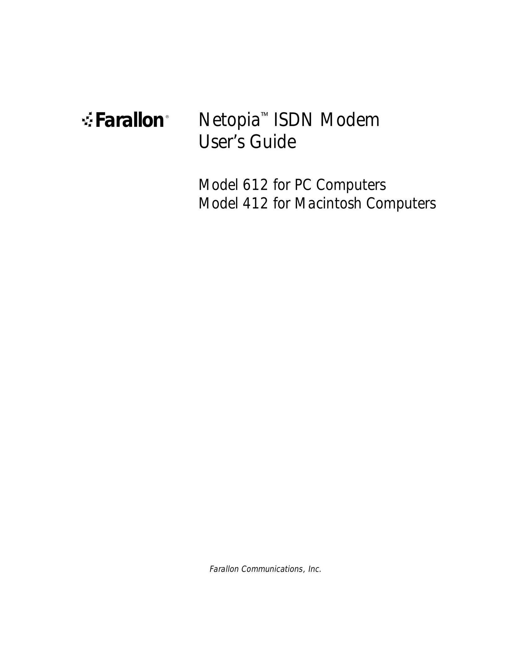Farallon Communications 612 Network Card User Manual