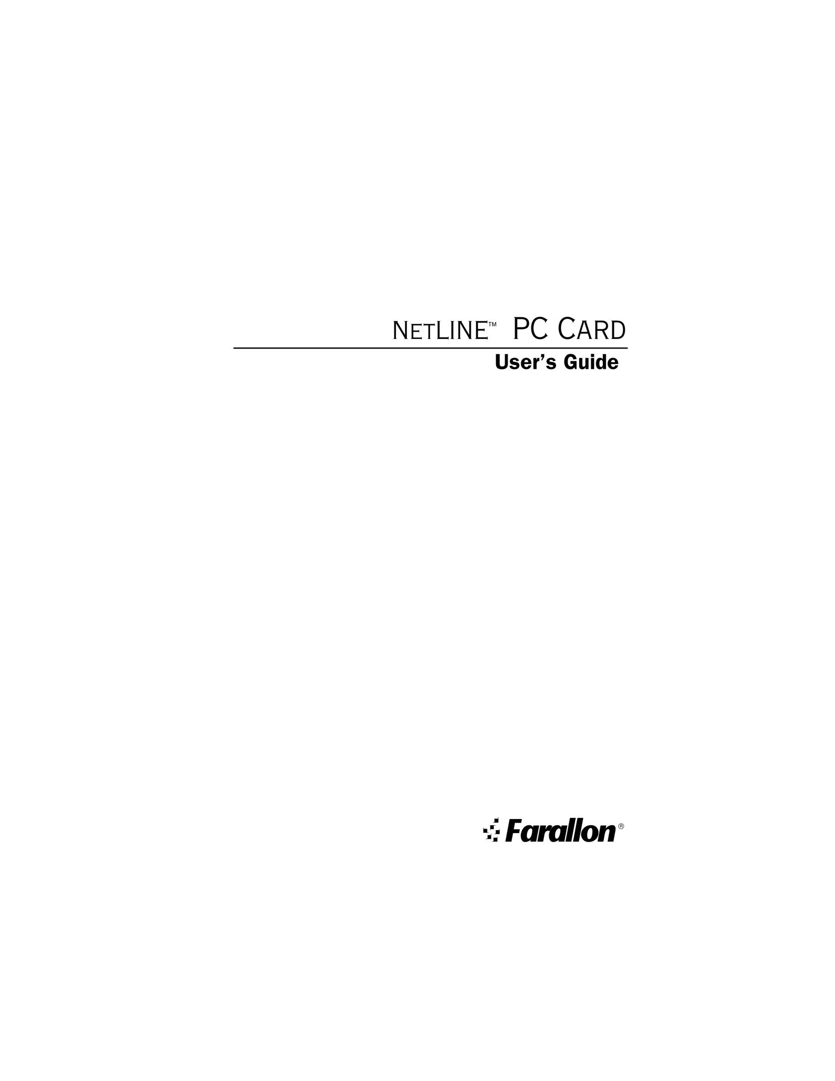 Farallon Communications NetLINE Network Card User Manual