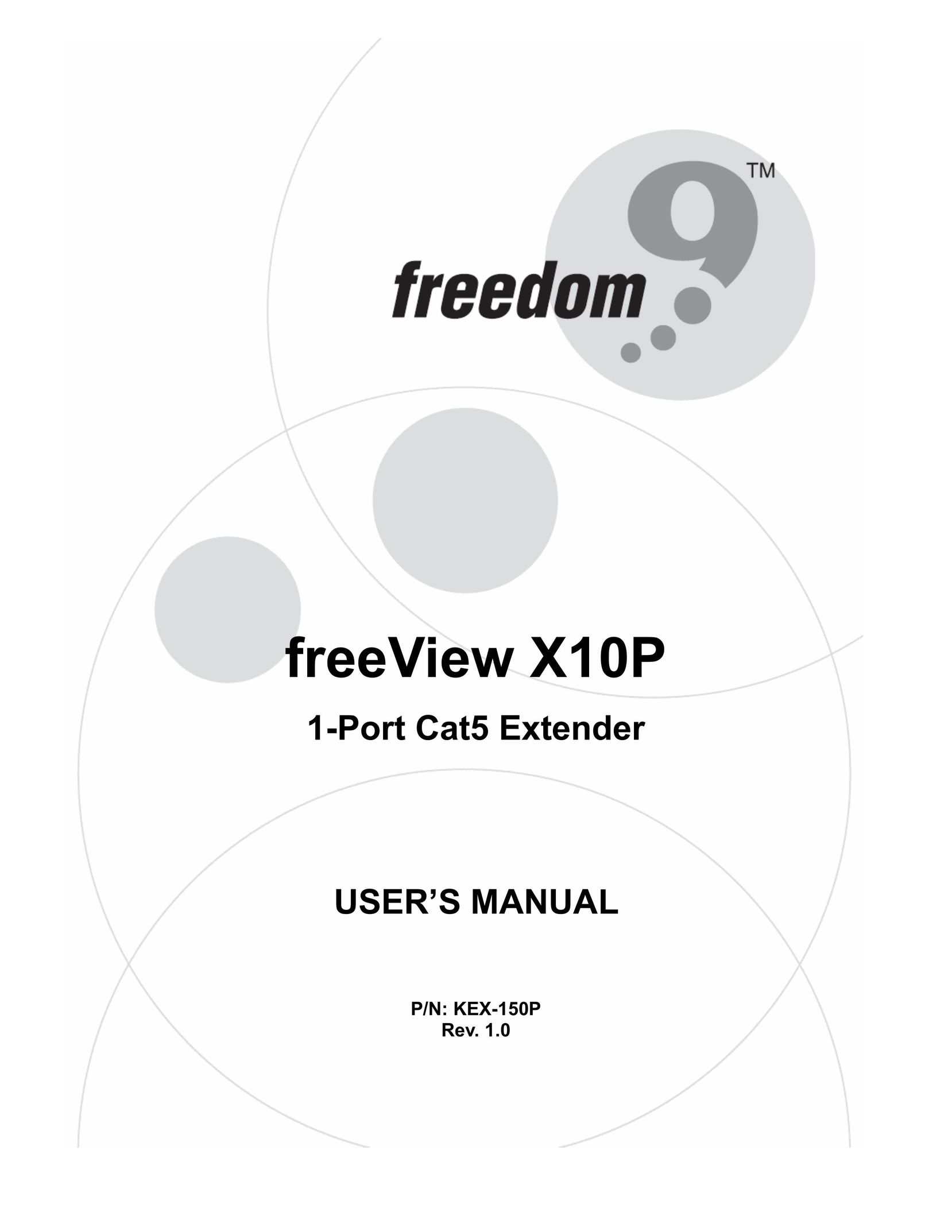 Freedom9 X10P Network Card User Manual