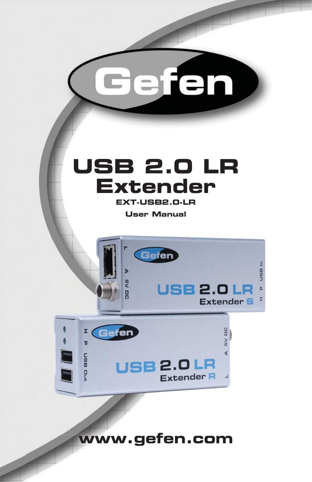 Gefen EXT-USB2.0-LR Network Card User Manual