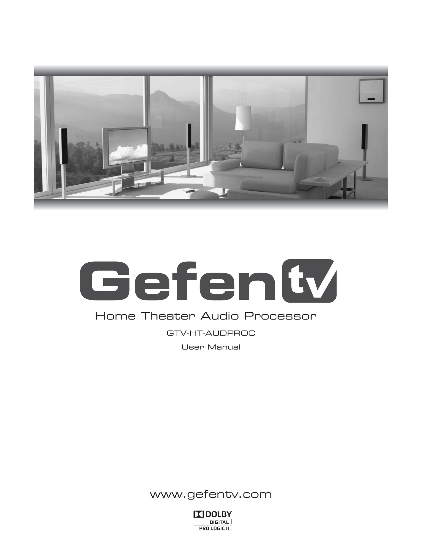 Gefen GTV-HT-AUDPROC Network Card User Manual