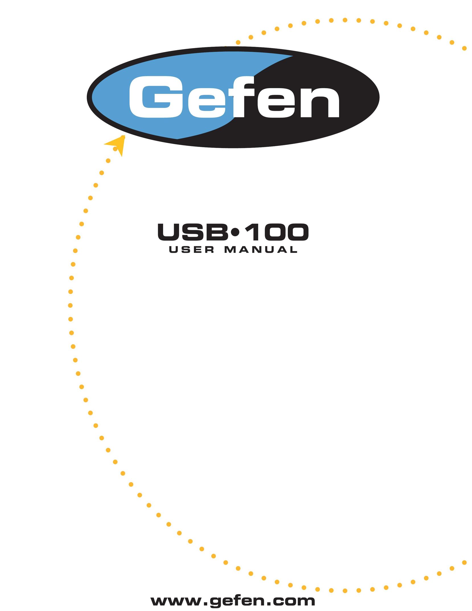 Gefen USB100 Network Card User Manual