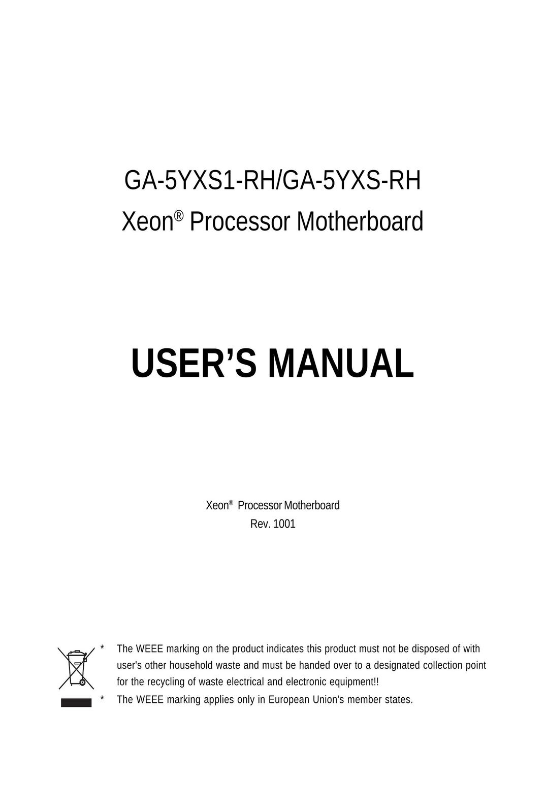 Gigabyte GA-5YXS-RH Network Card User Manual
