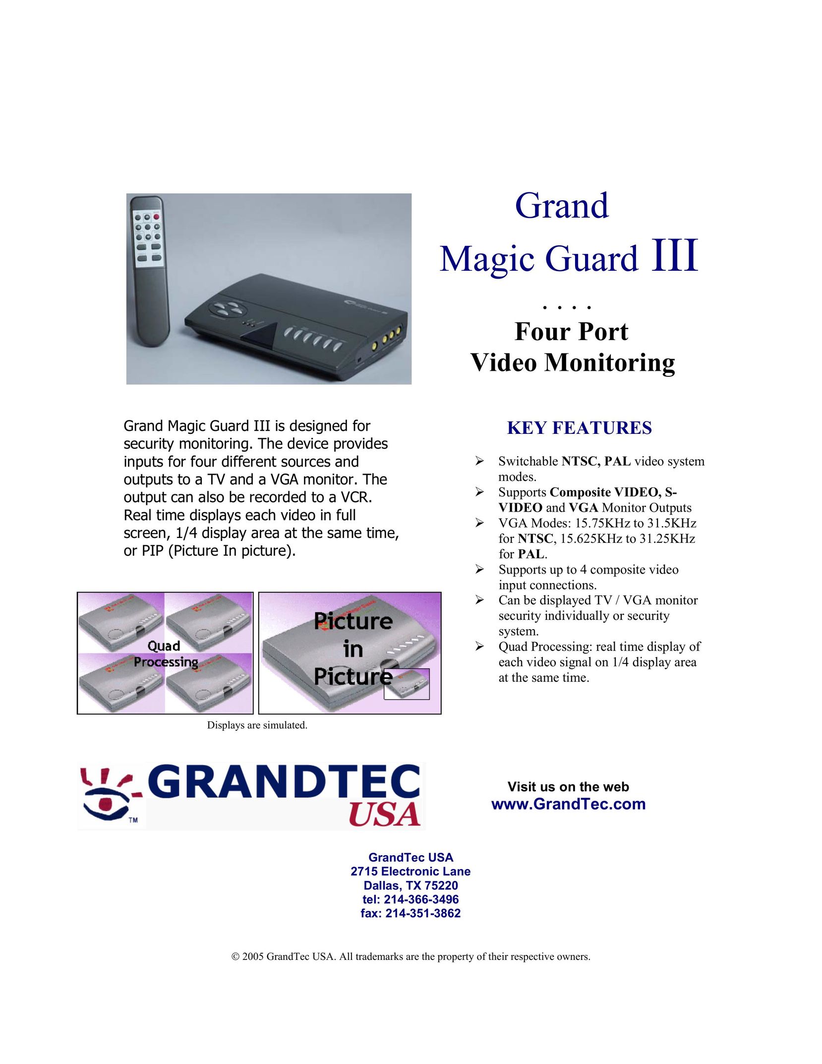 GrandTec III Network Card User Manual