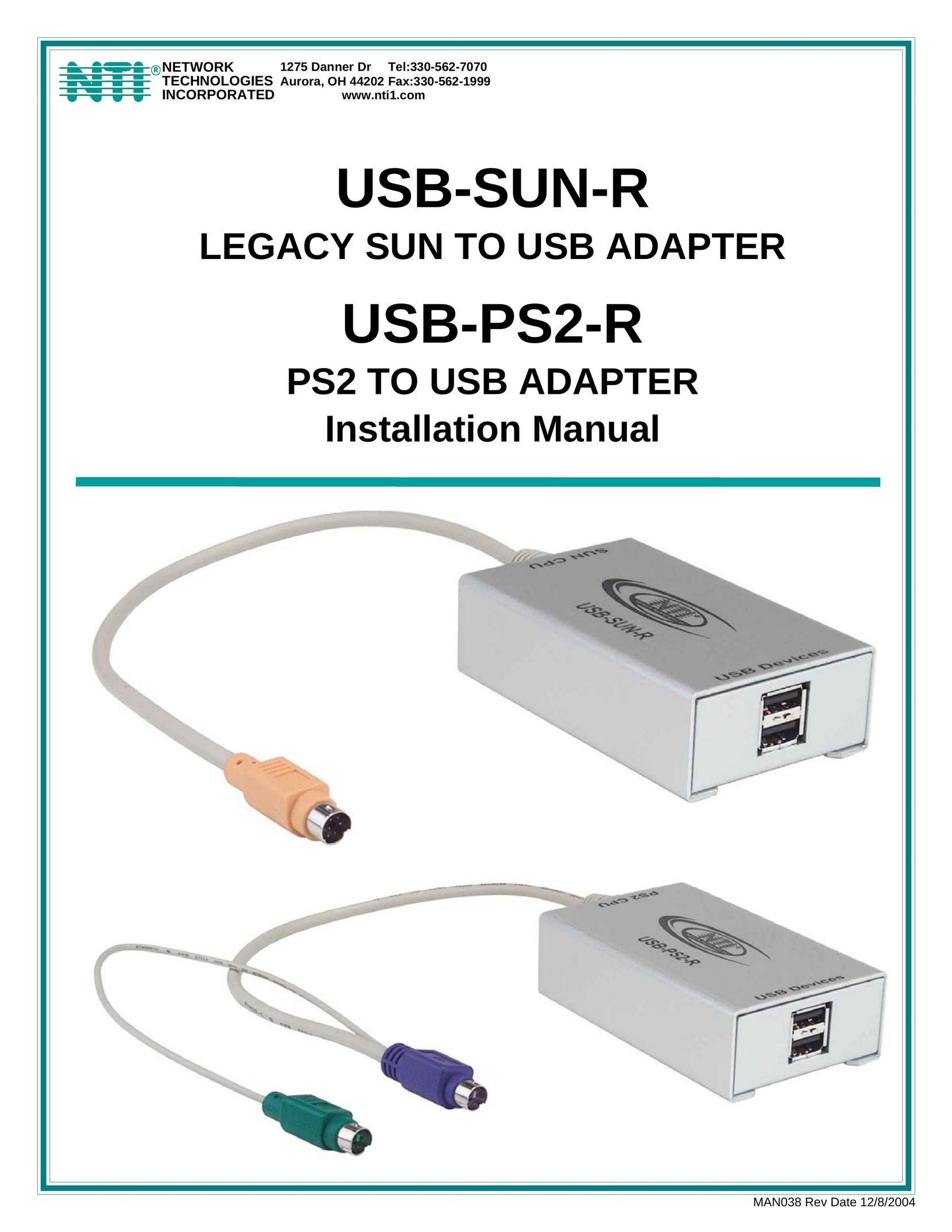 Gyration USB-SUN-R Network Card User Manual