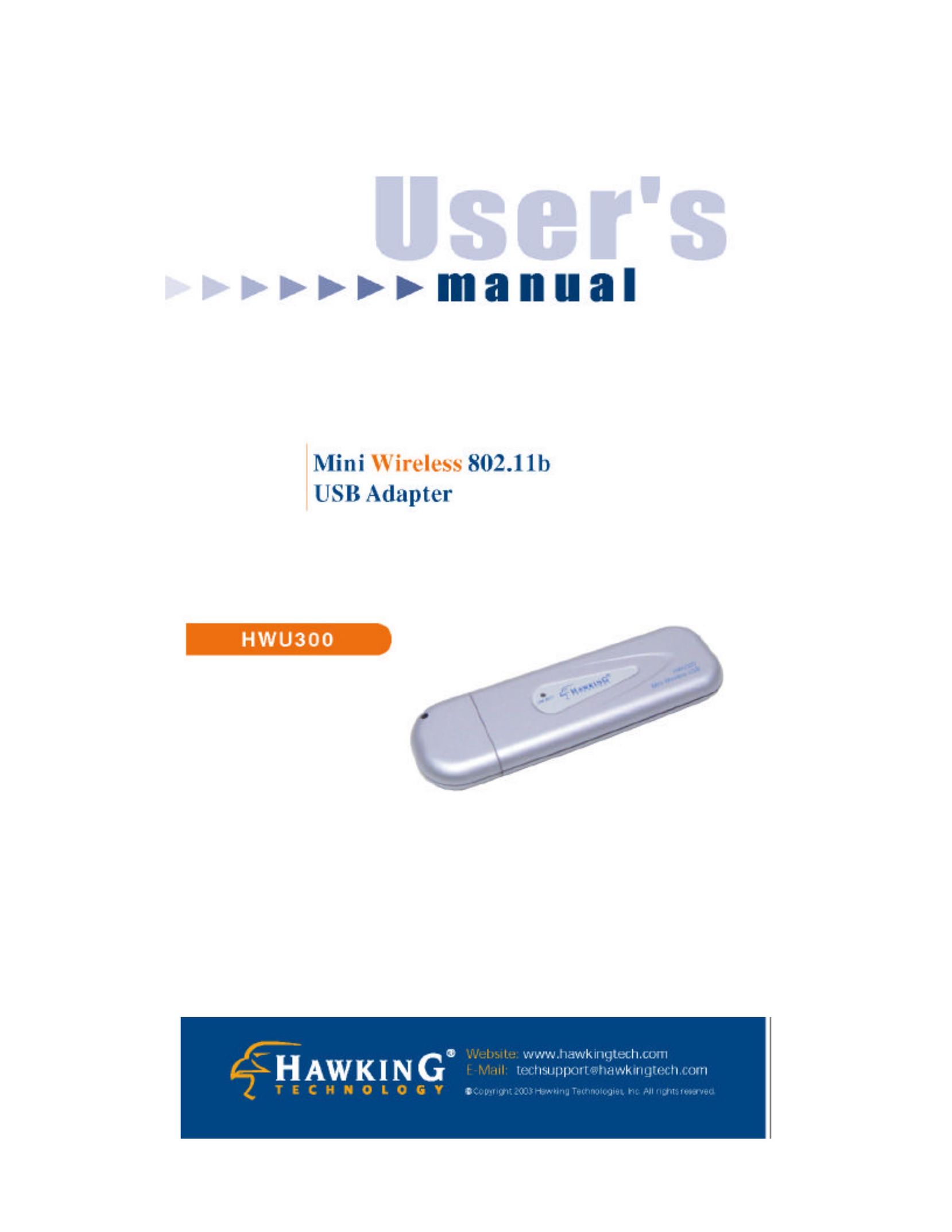 Hawking Technology H-WU300 Network Card User Manual