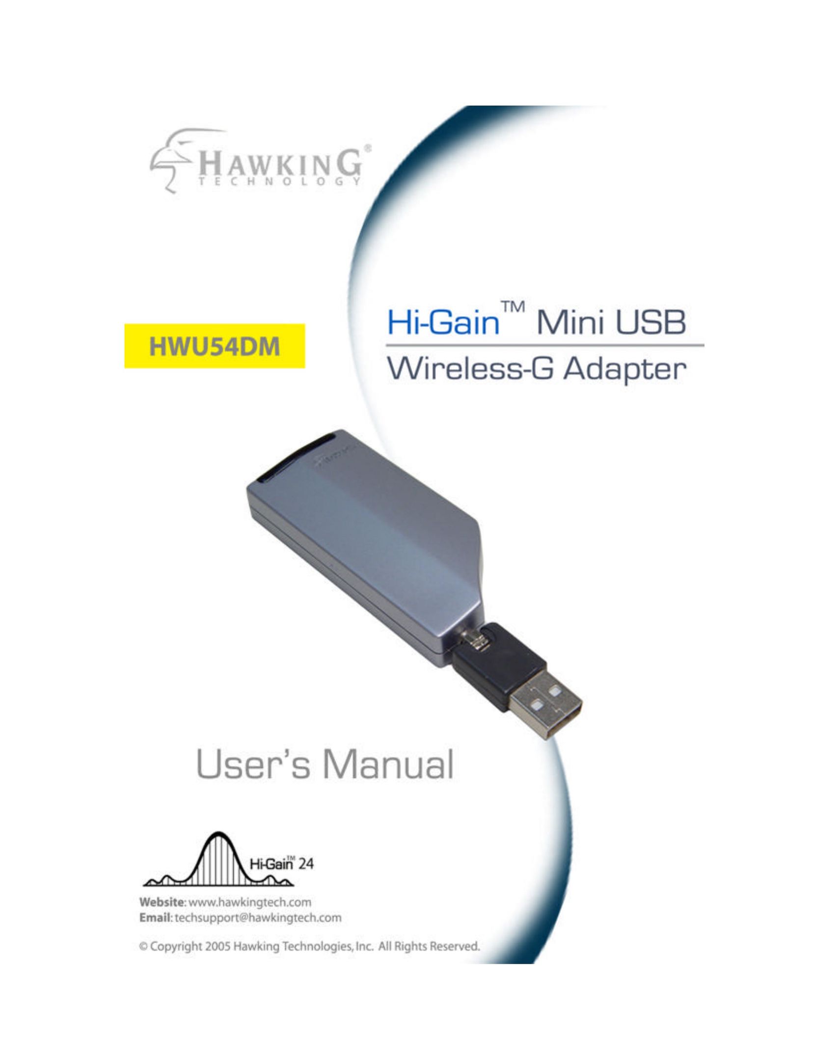 Hawking Technology HWU54DM Network Card User Manual
