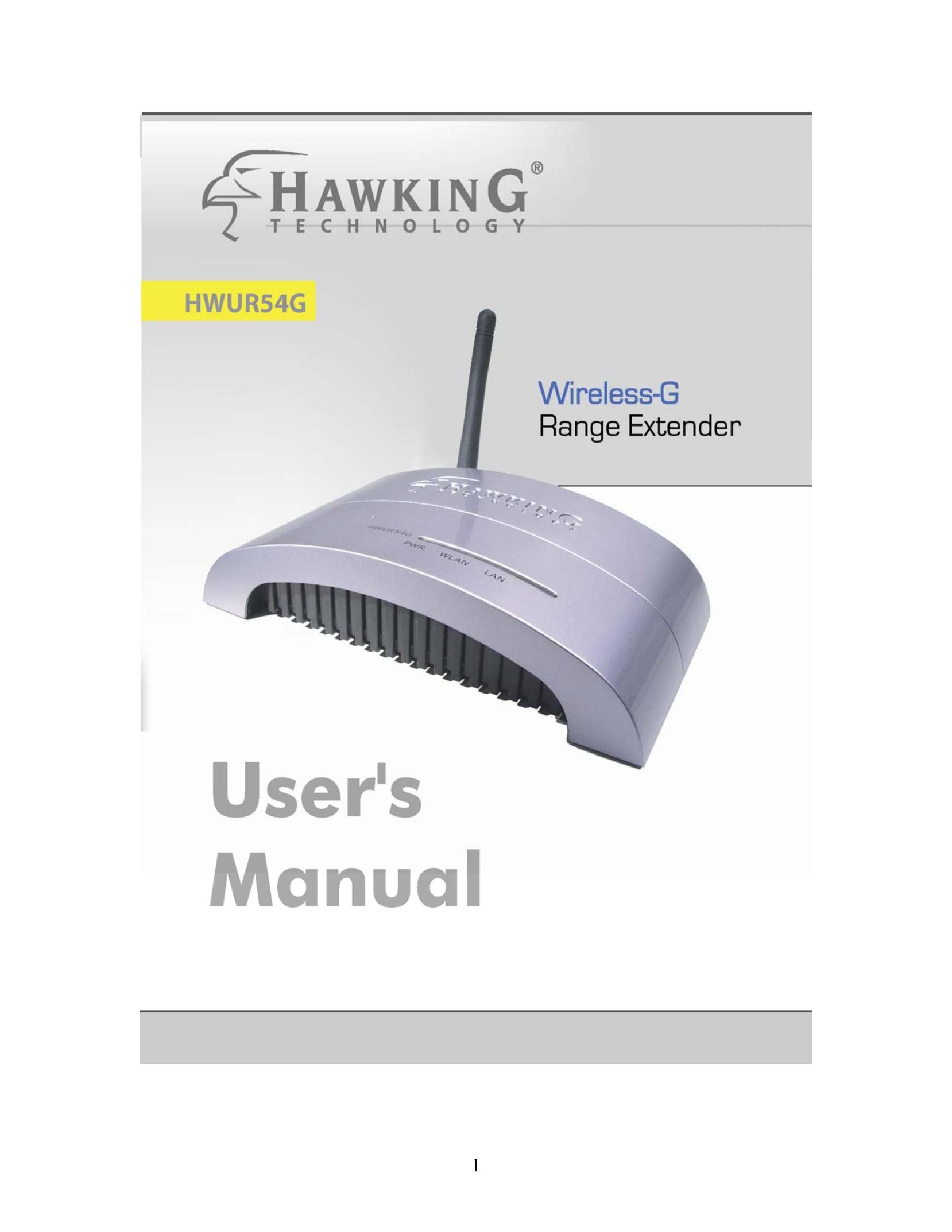 Hawking Technology HWUR54G Network Card User Manual