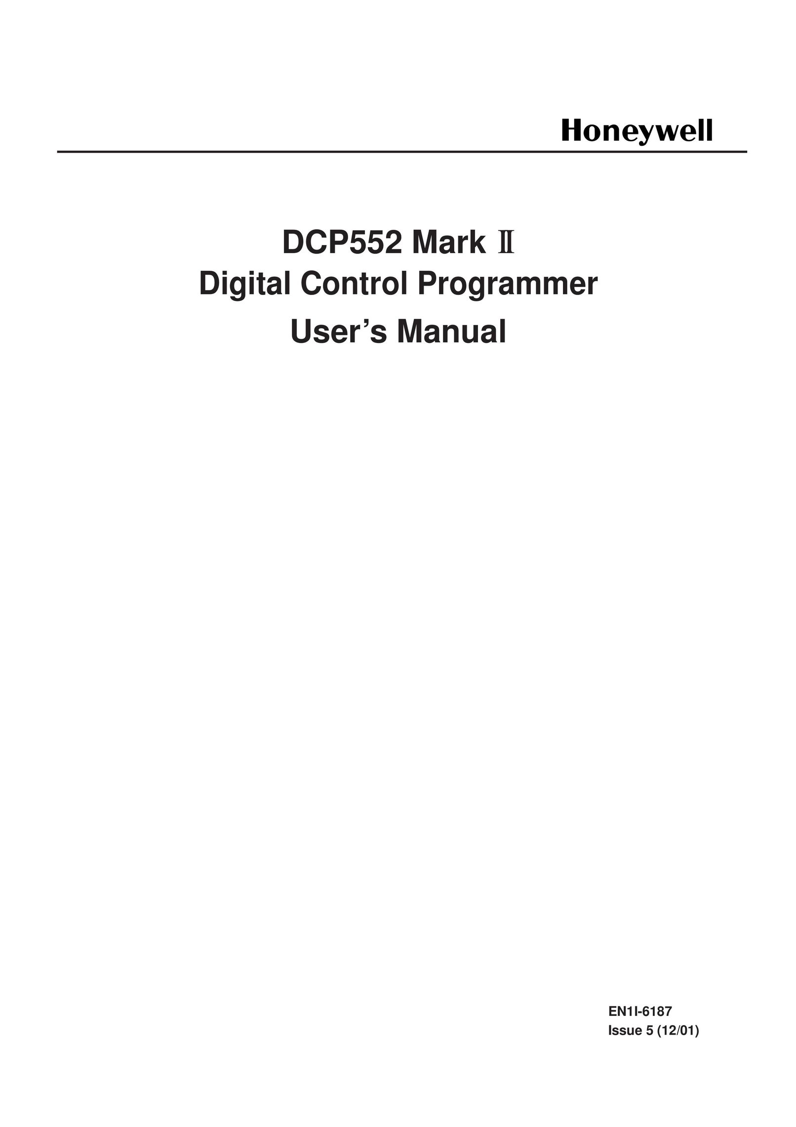 Honeywell DCP552 Mark II Network Card User Manual