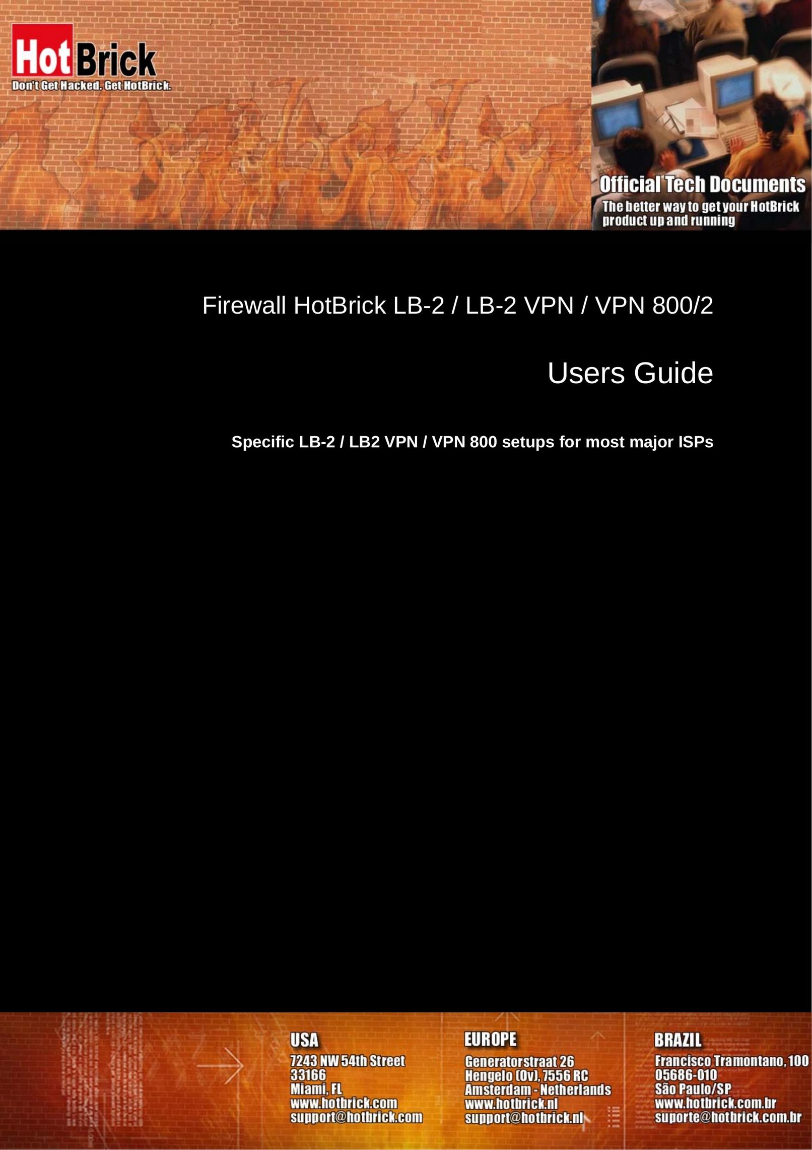 HotBrick VPN 800/2 Network Card User Manual