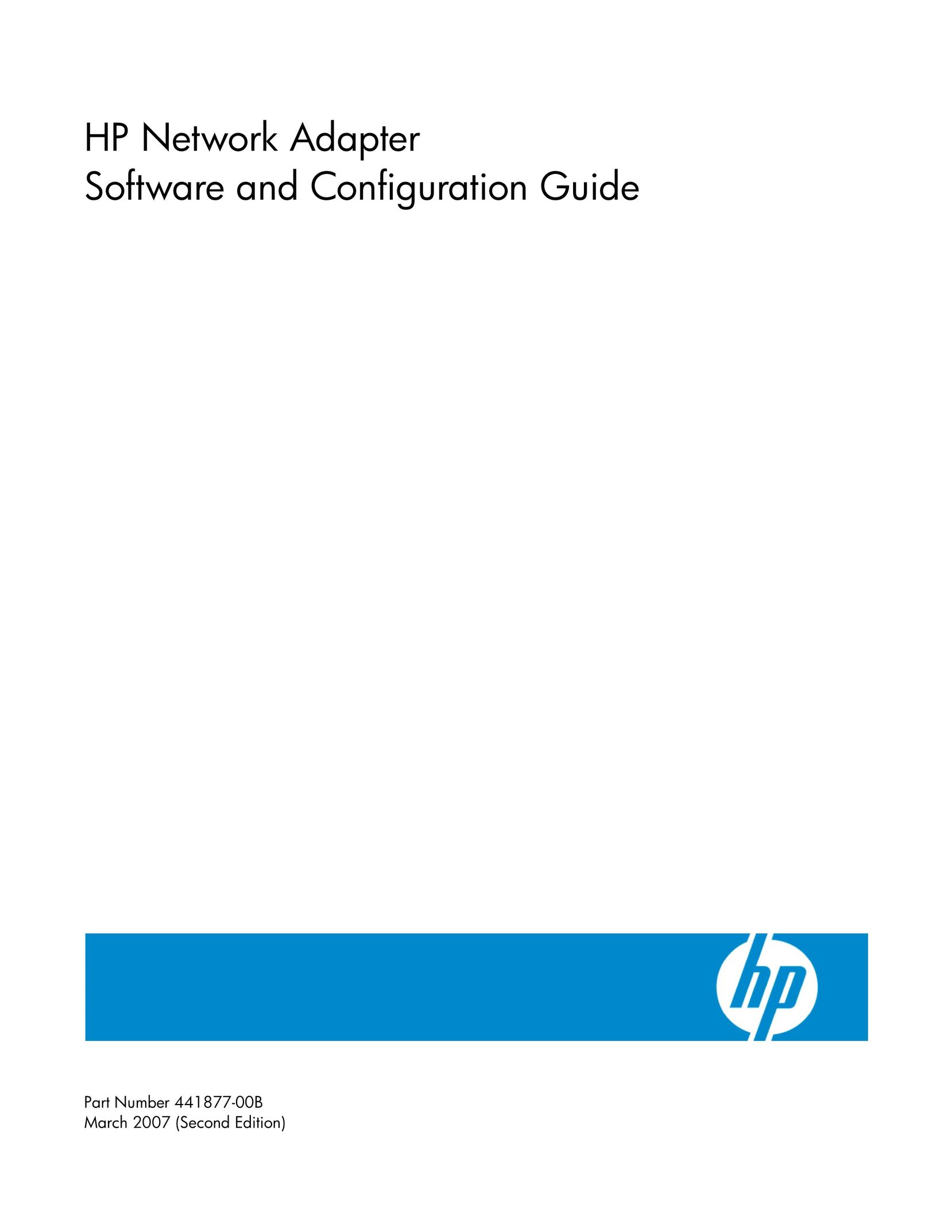HP (Hewlett-Packard) 441877-00B Network Card User Manual