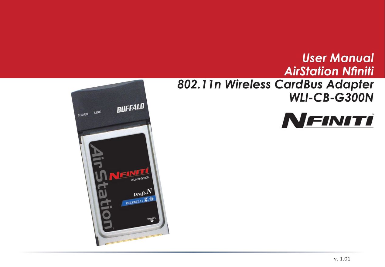 Infiniti WLI-CB-G300N Network Card User Manual