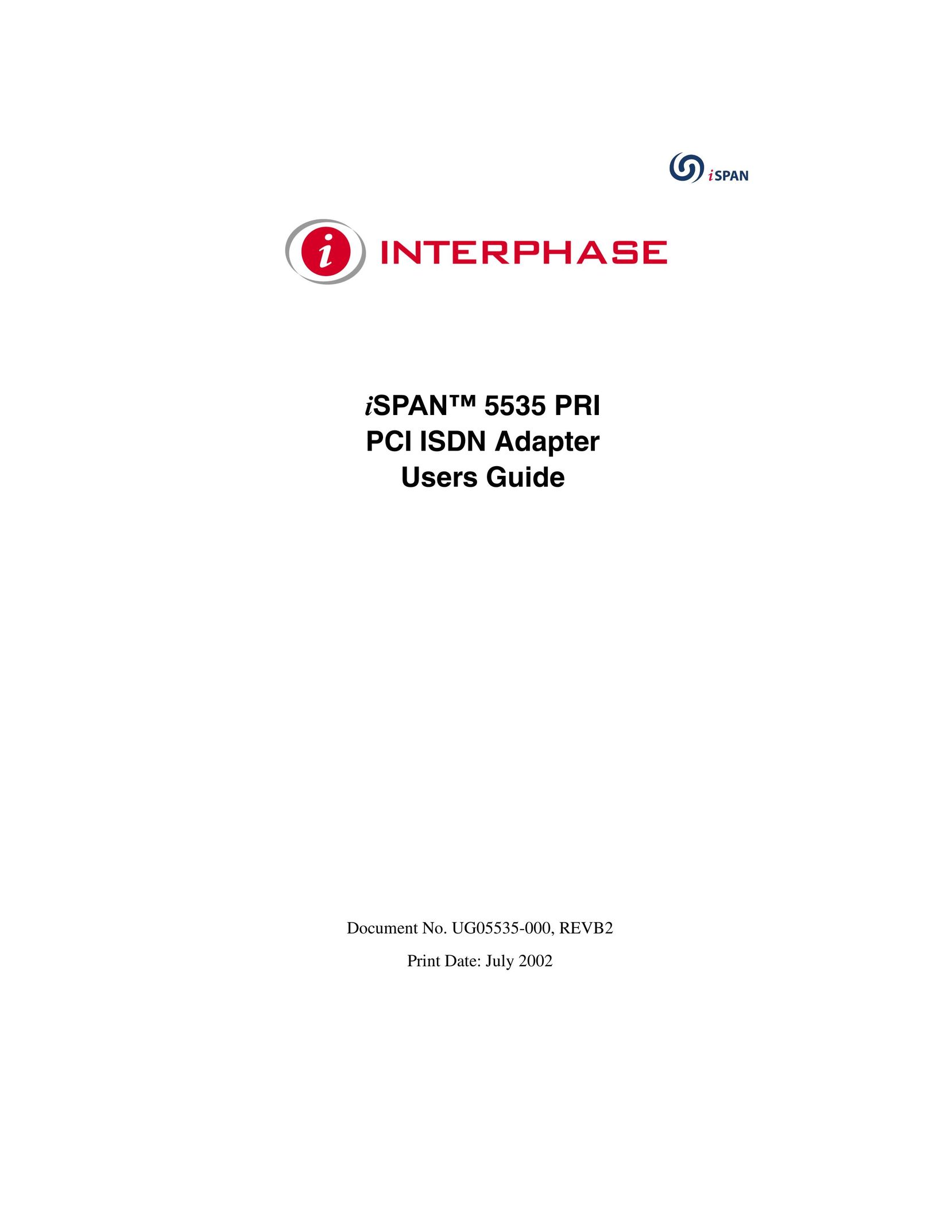 Interphase Tech 5535 PRI Network Card User Manual