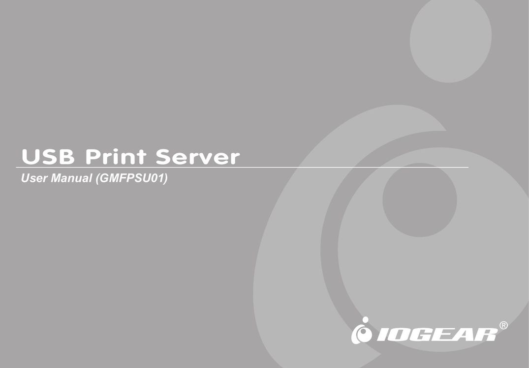 IOGear GMFPSU01 Network Card User Manual