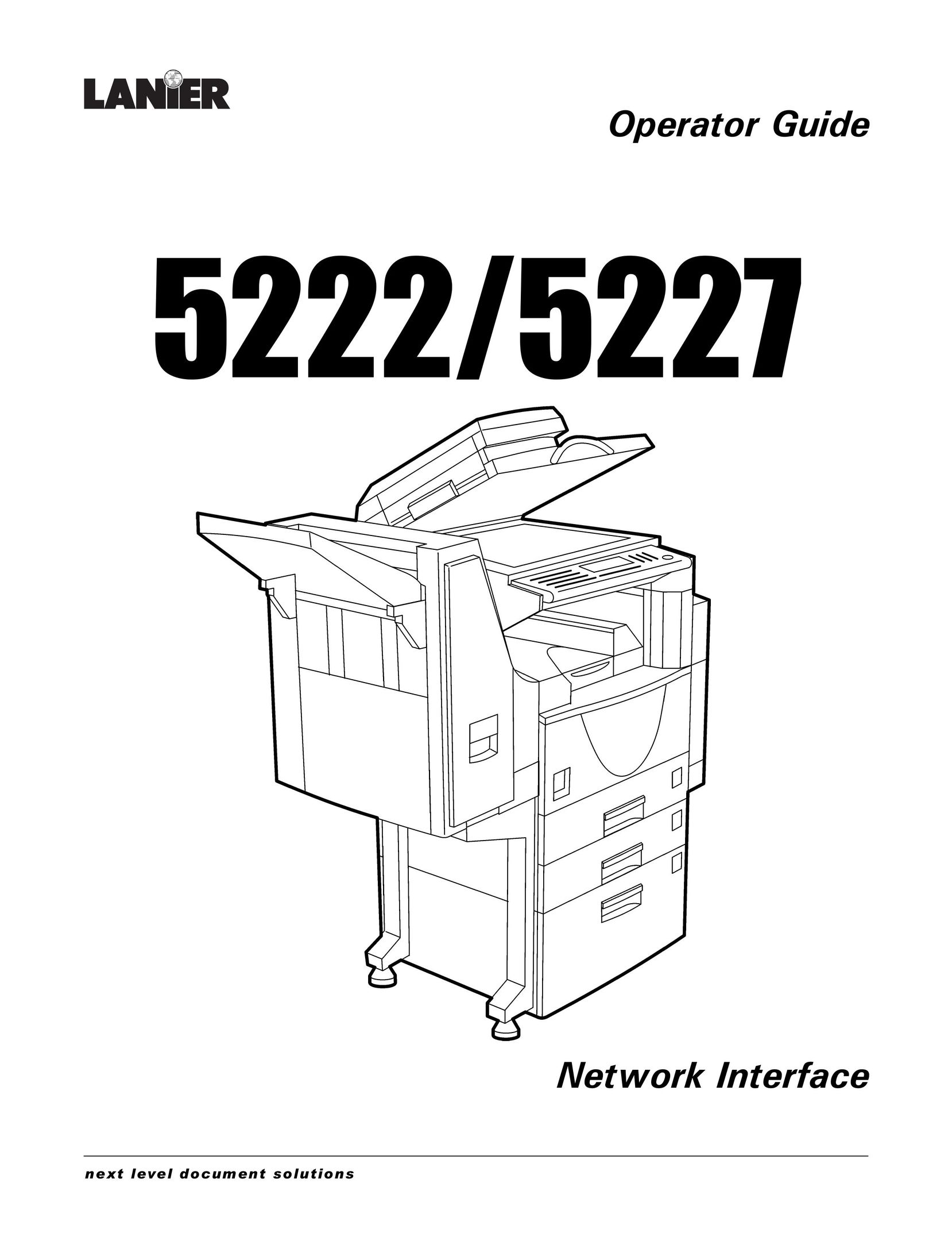 Lanier 5227 Network Card User Manual