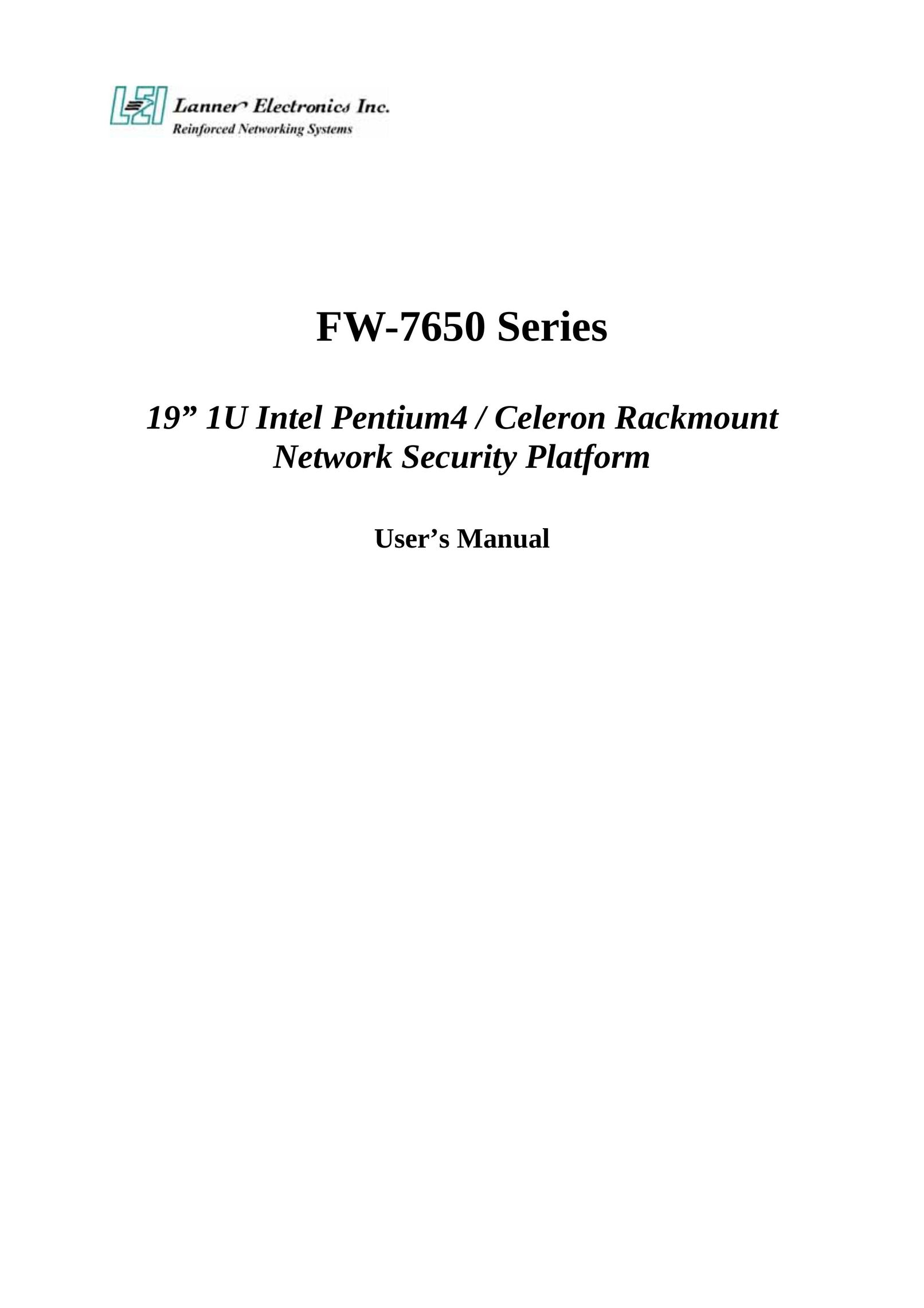 Lanner electronic FW-7650 Network Card User Manual