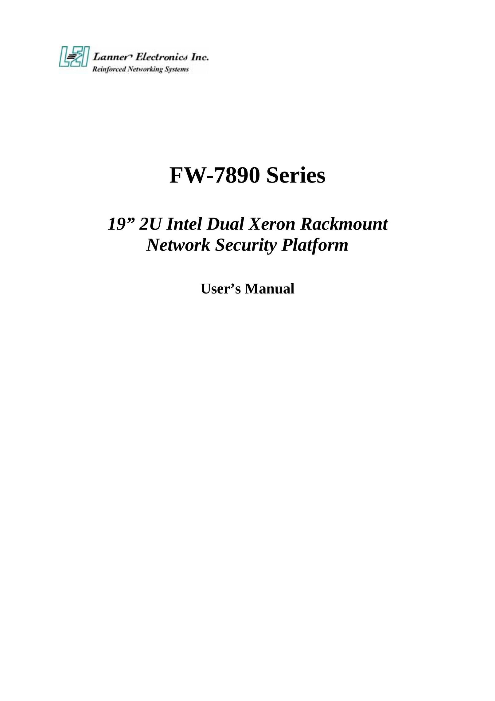 Lanner electronic FW-7890 Network Card User Manual