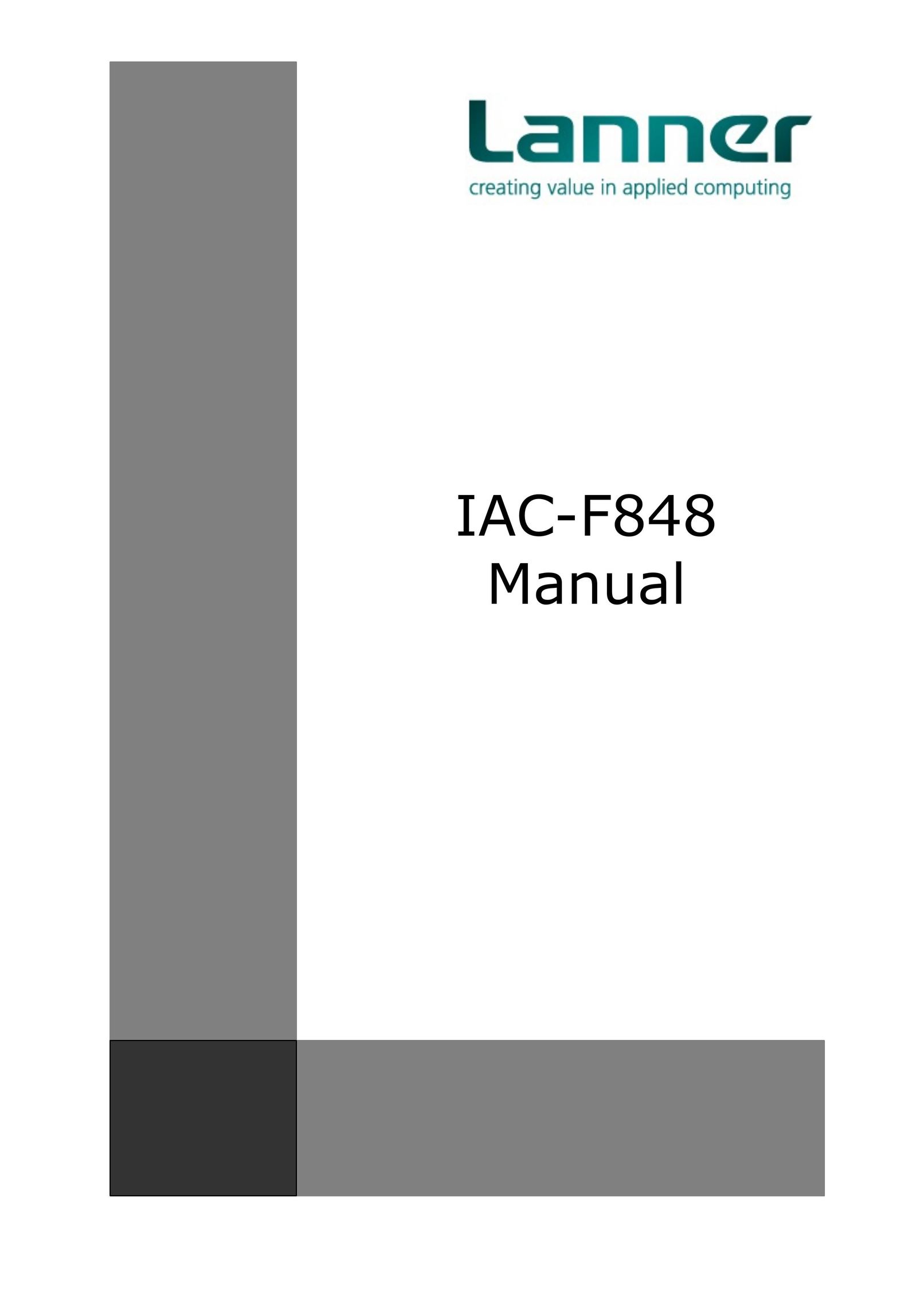 Lanner electronic IAC-F848 Network Card User Manual