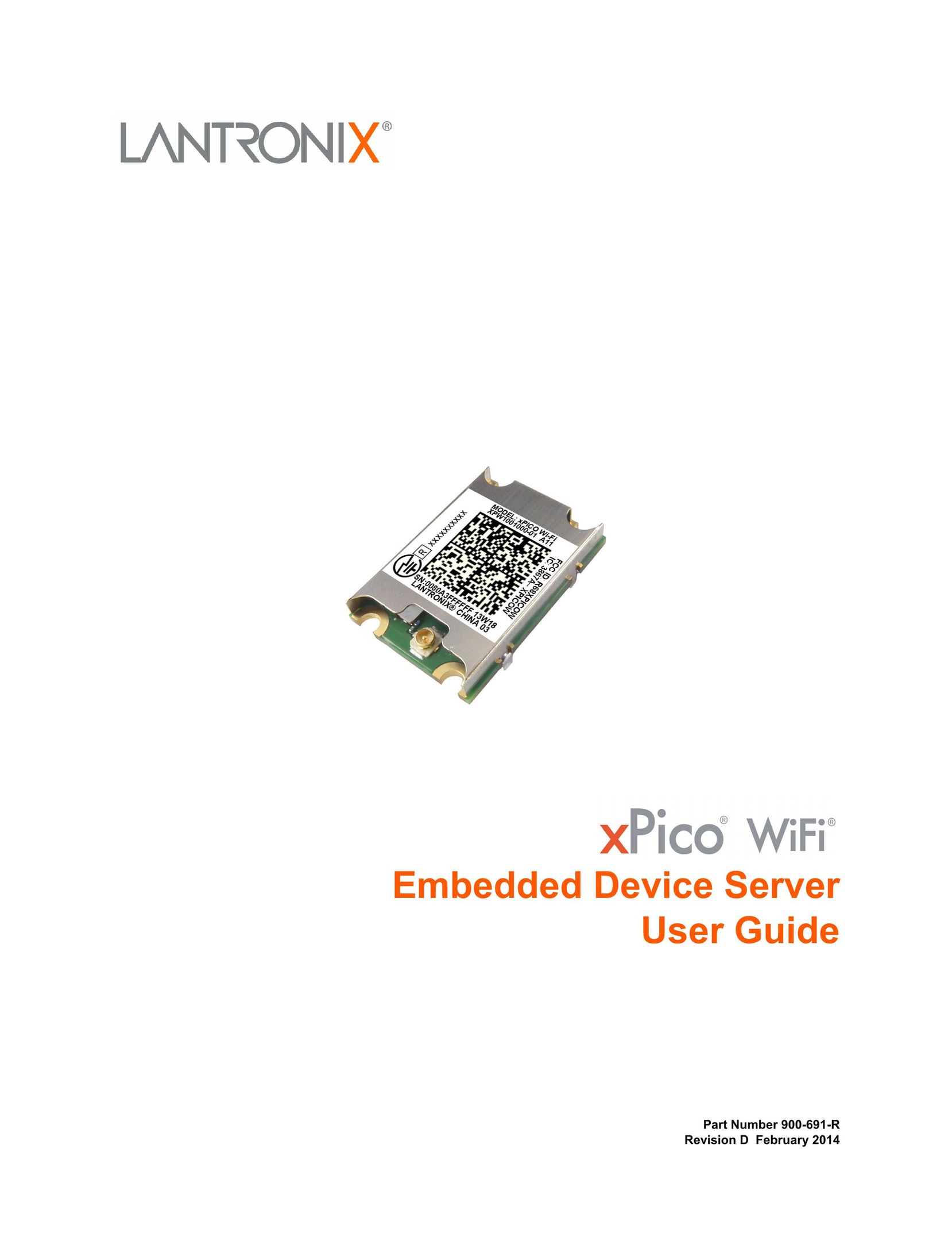 Lantronix 900-691-R Network Card User Manual