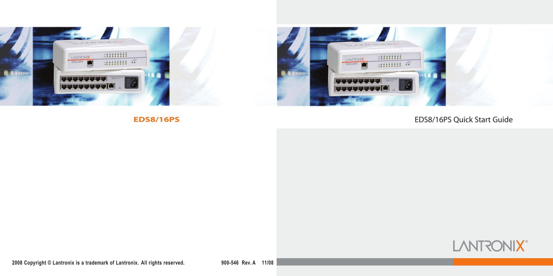 Lantronix EDS8/16PS Network Card User Manual