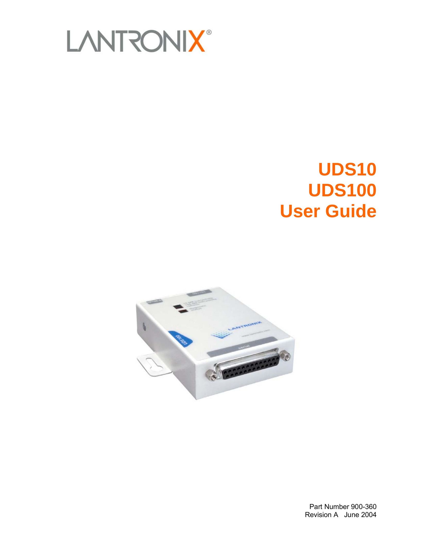 Lantronix UDS10 Network Card User Manual