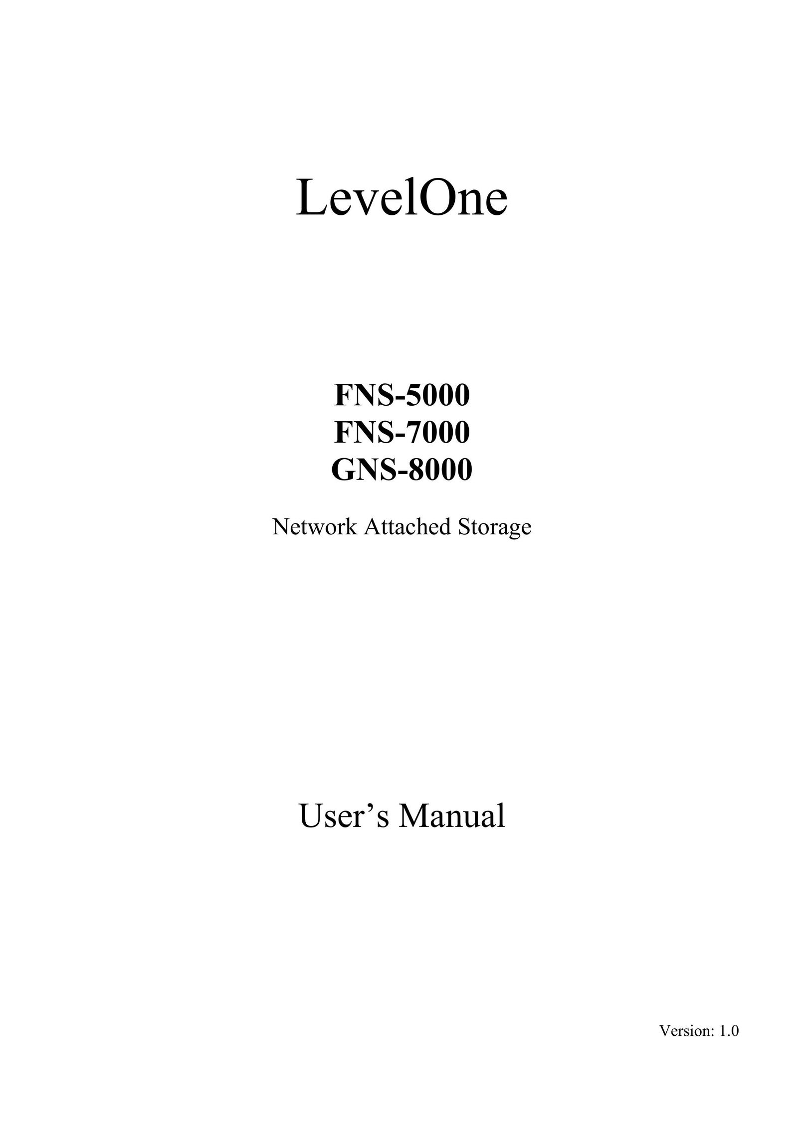 LevelOne FNS-5000 Network Card User Manual