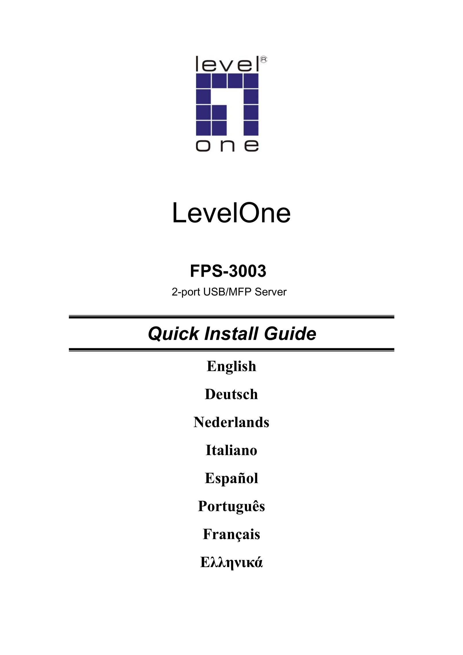 LevelOne FPS-3003 Network Card User Manual
