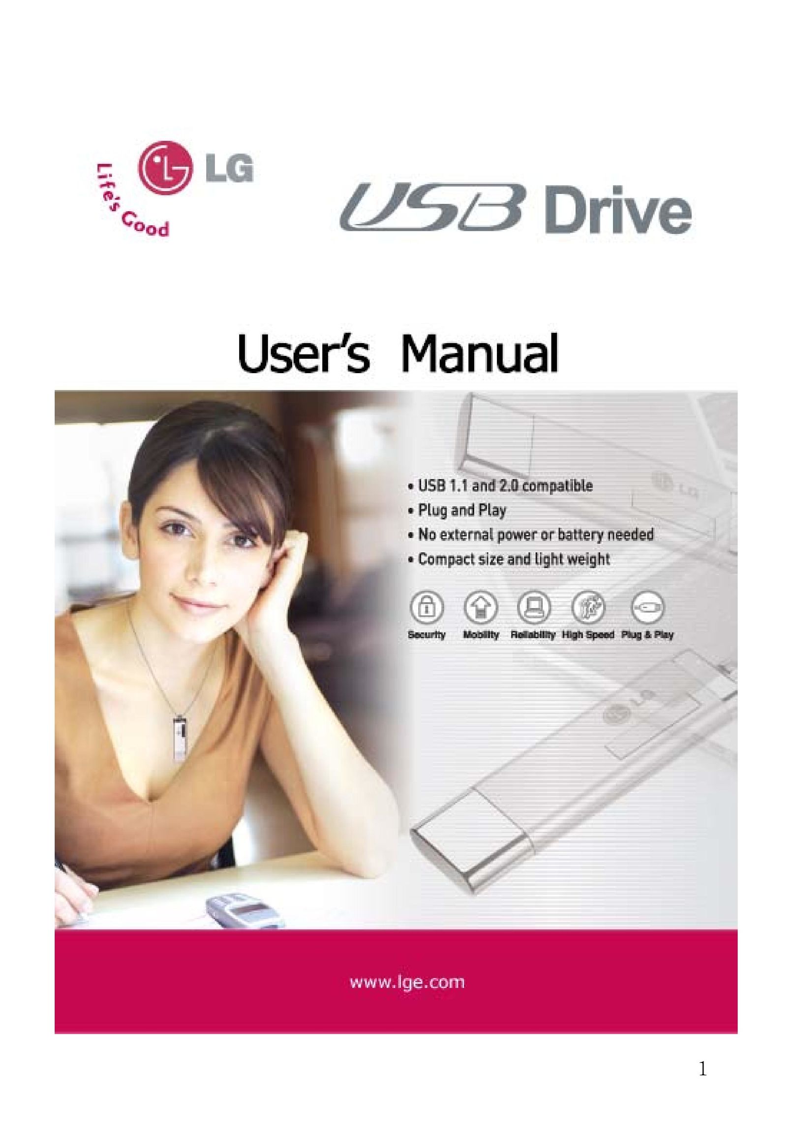 LG Electronics USB Drive Network Card User Manual