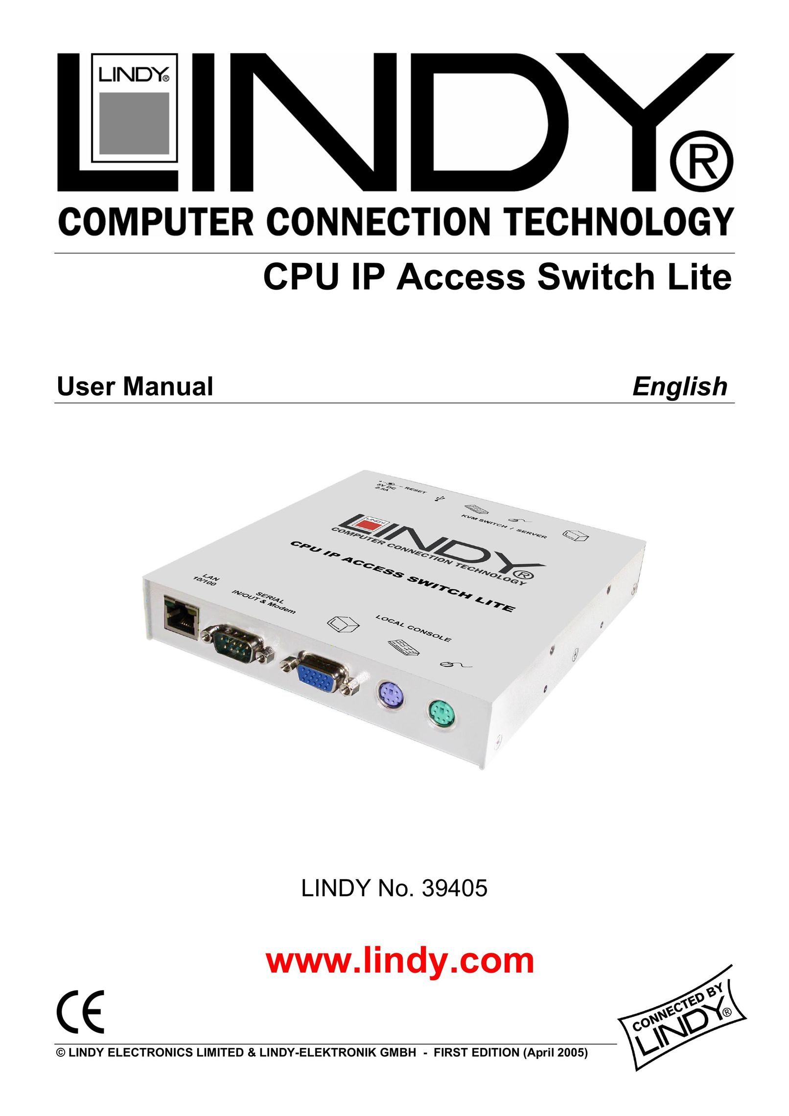 Lindy 39405 Network Card User Manual