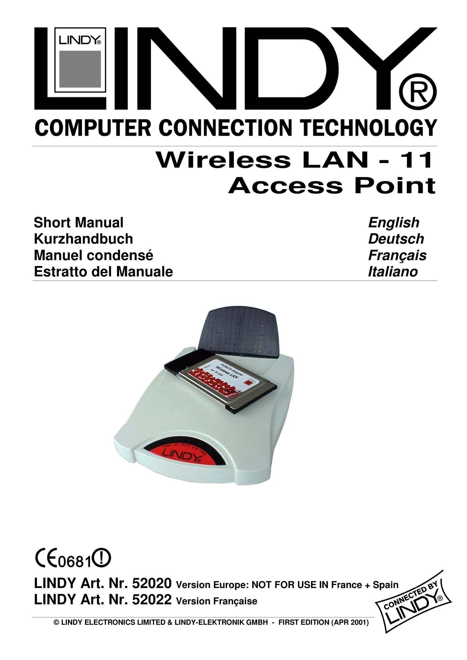 Lindy 52020 Network Card User Manual