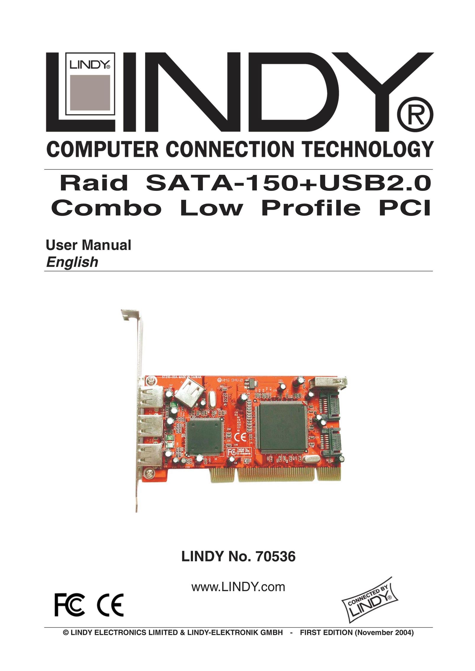 Lindy 70536 Network Card User Manual