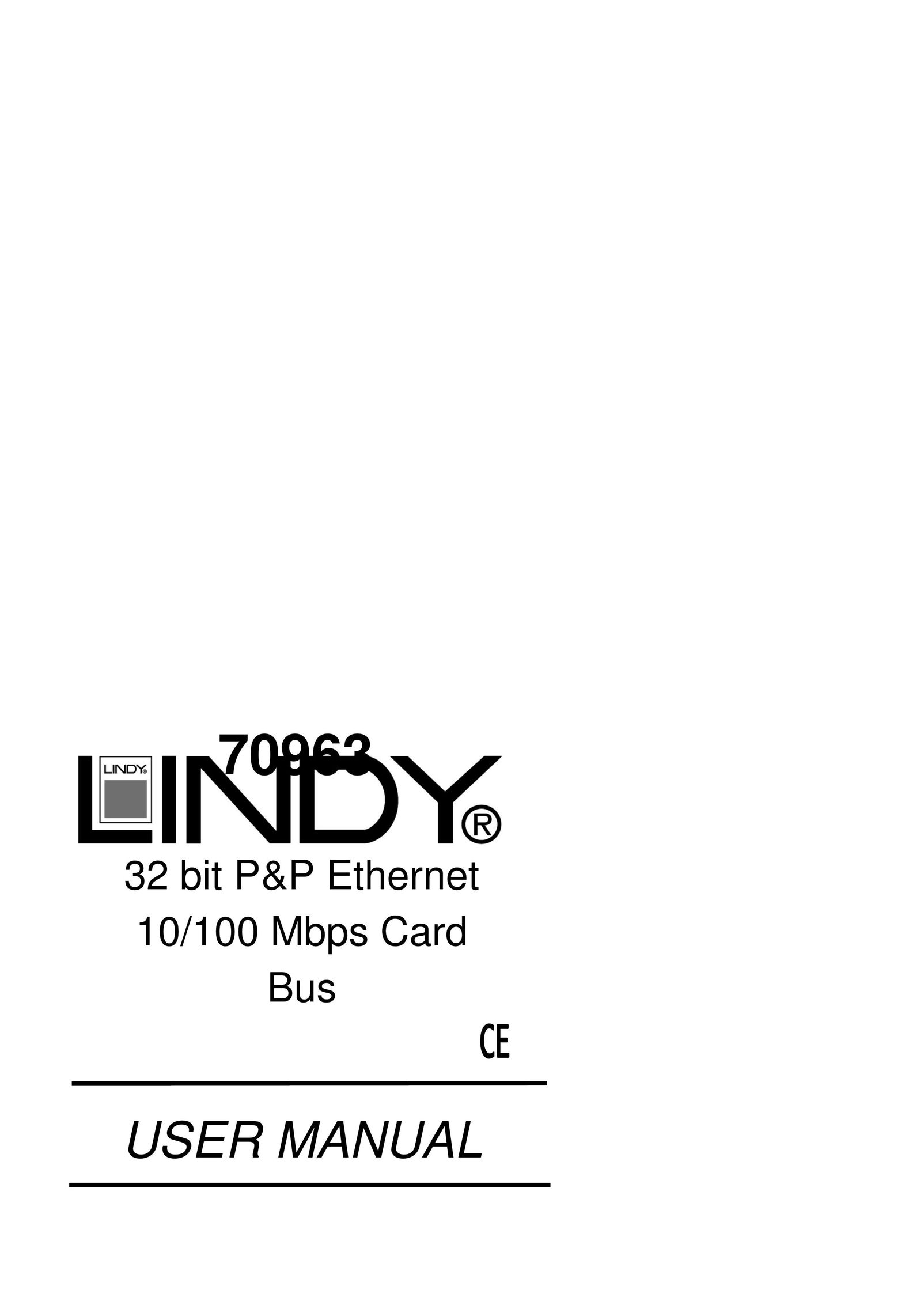 Lindy 70963 Network Card User Manual
