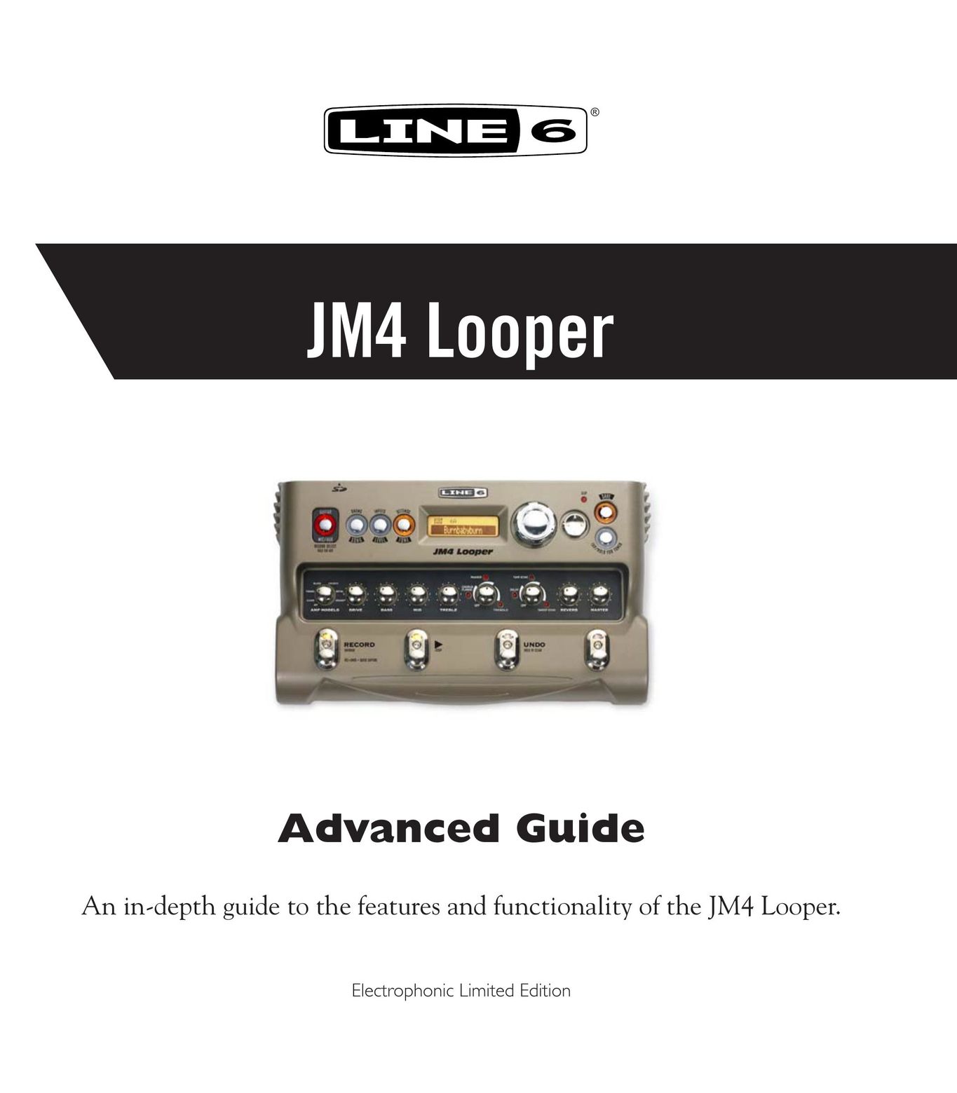 Line 6 JM4 Network Card User Manual