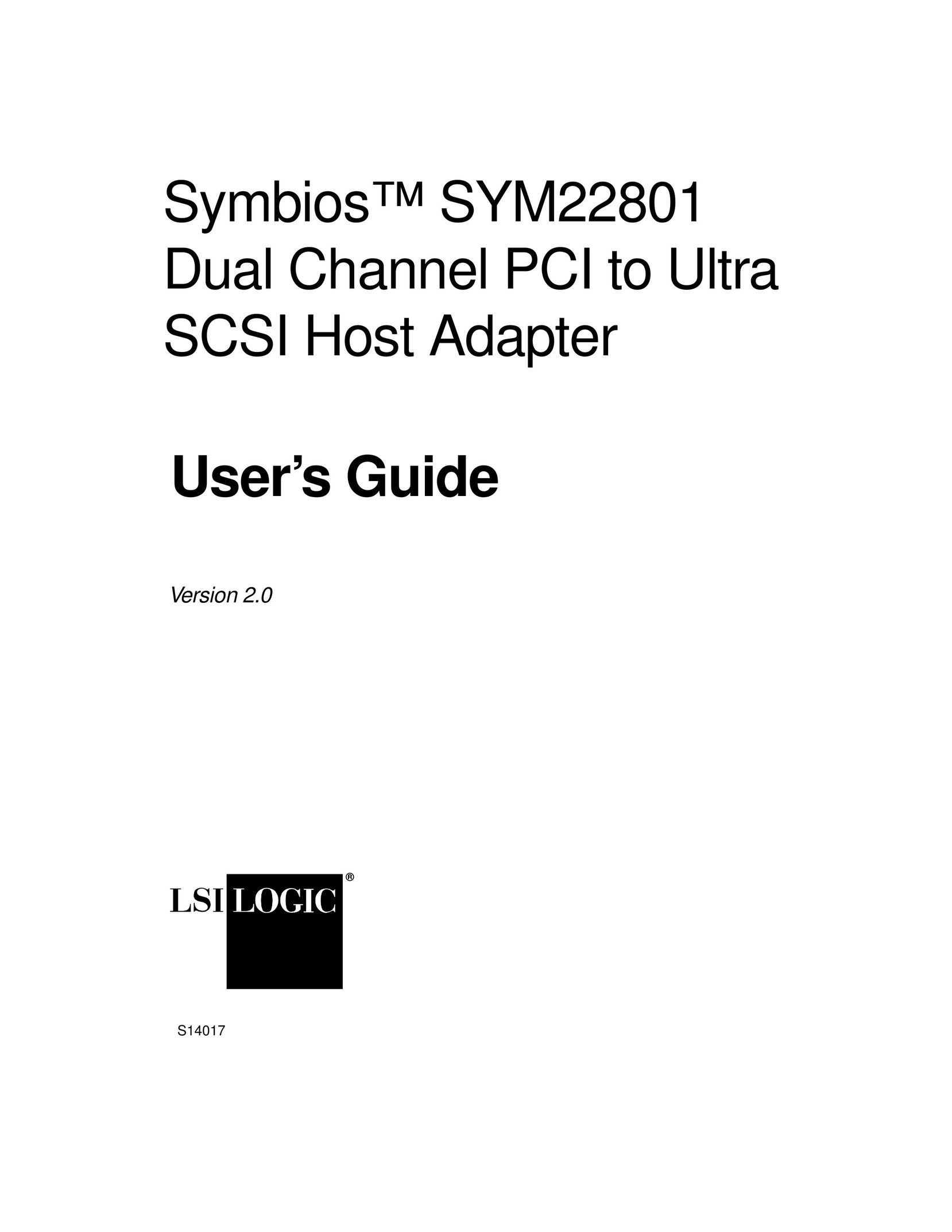 LSI SYM22801 Network Card User Manual