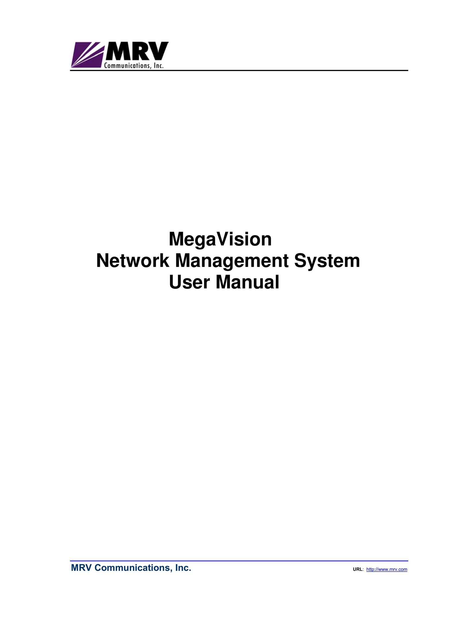 MegaVision Network Management System Network Card User Manual