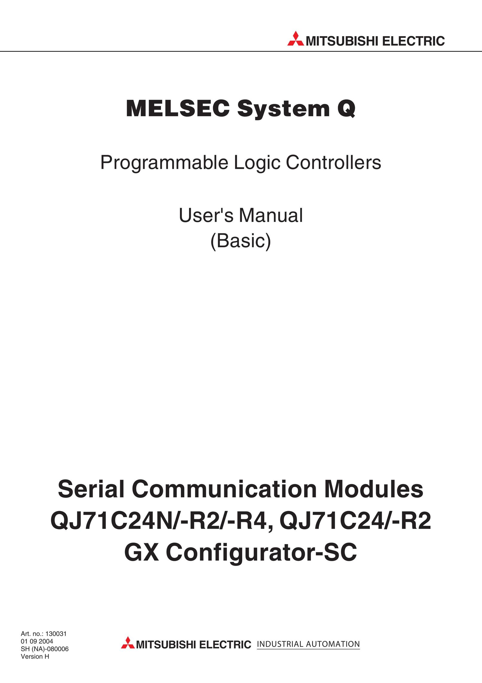 Mitsubishi Electronics QJ71C24/-R2 Network Card User Manual