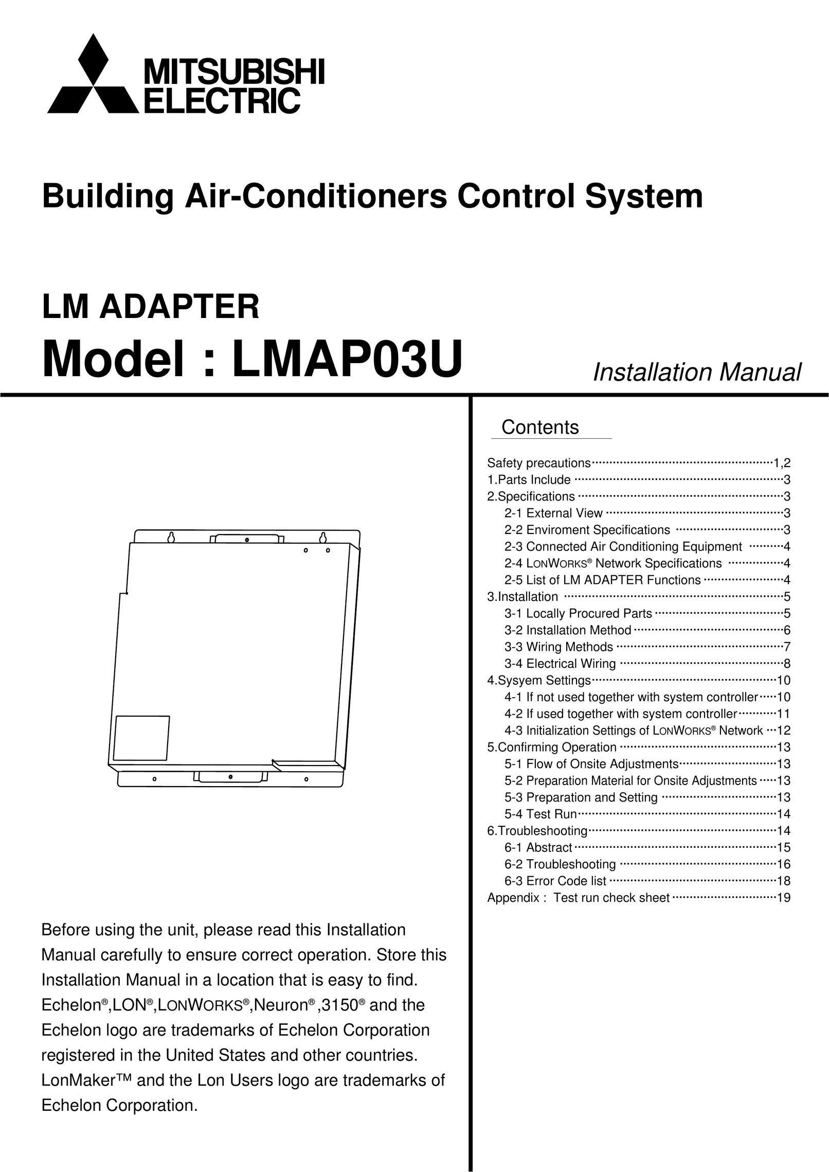 Mitsumi electronic LMAP03U Network Card User Manual