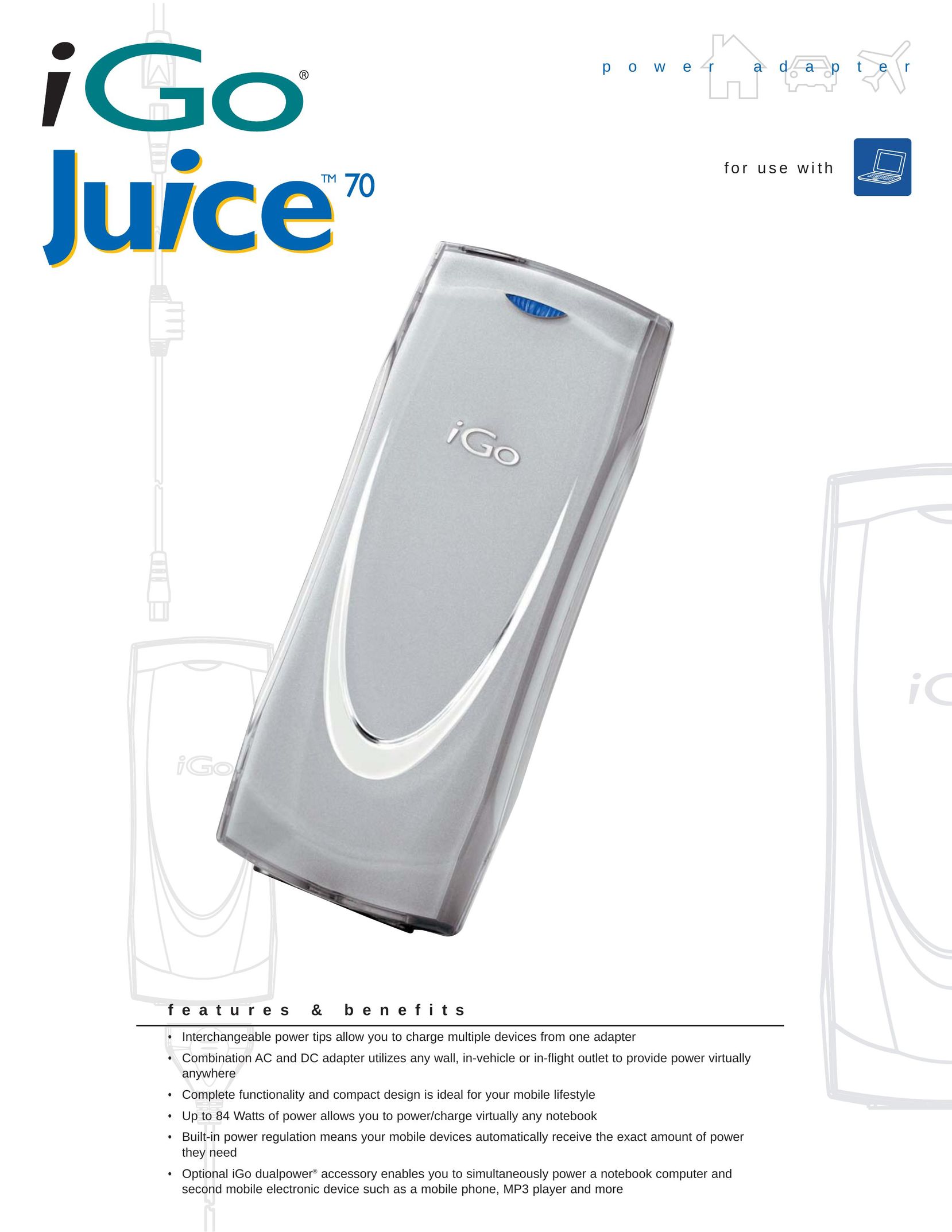 Mobility Electronics iGo Juice70 Network Card User Manual