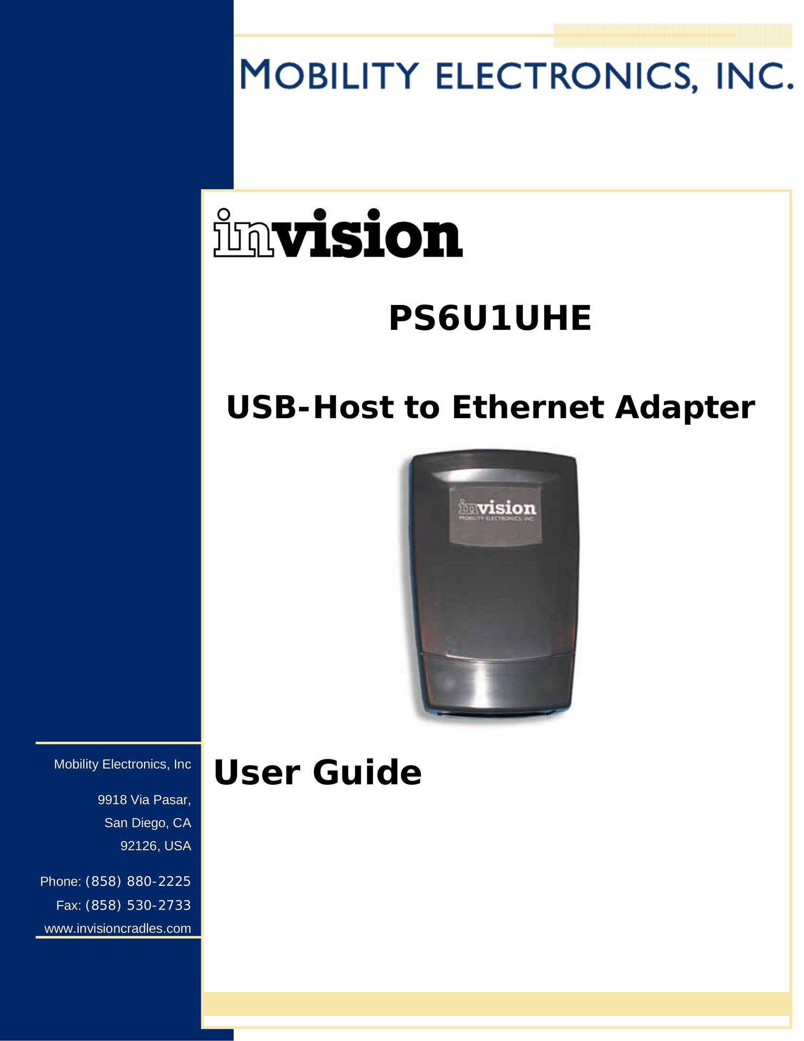 Mobility Electronics PS6U1UHE Network Card User Manual