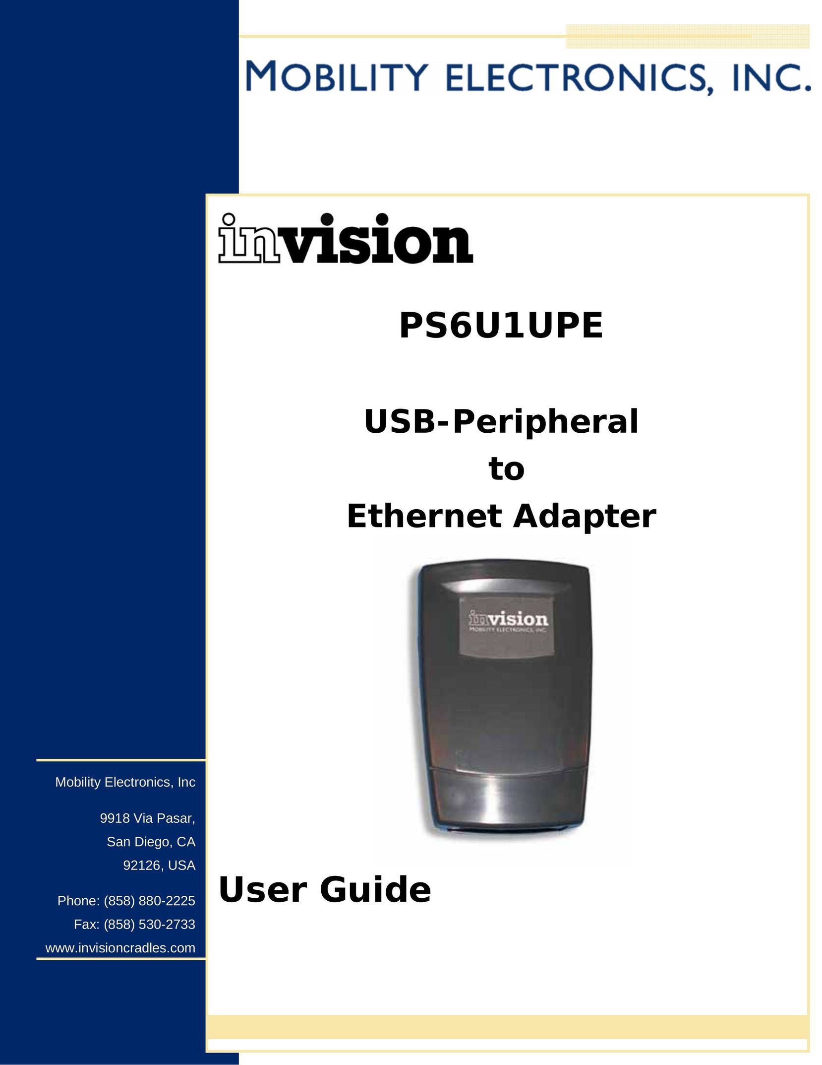 Mobility Electronics PS6U1UPE Network Card User Manual