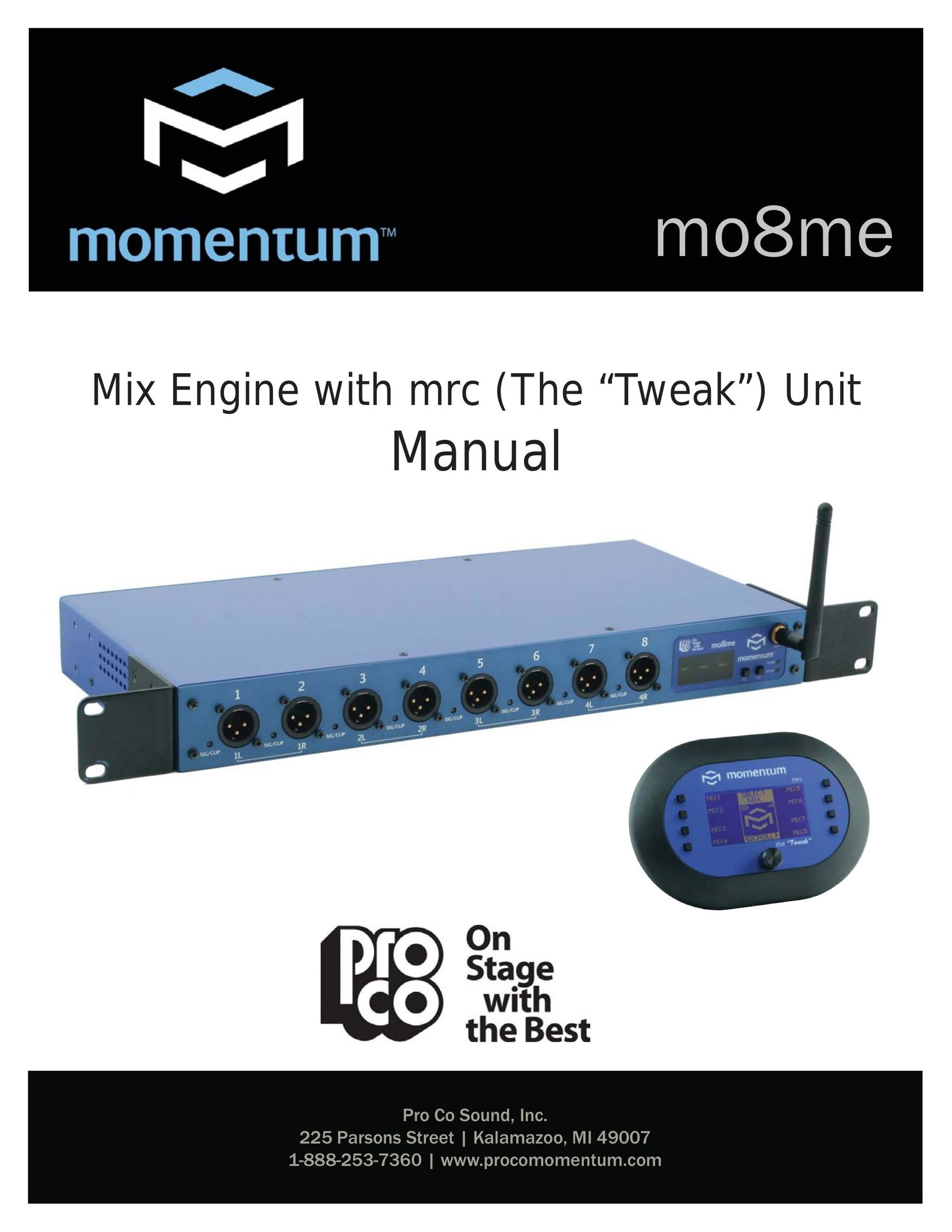 Momentum Sales & Marketing MO8ME Network Card User Manual