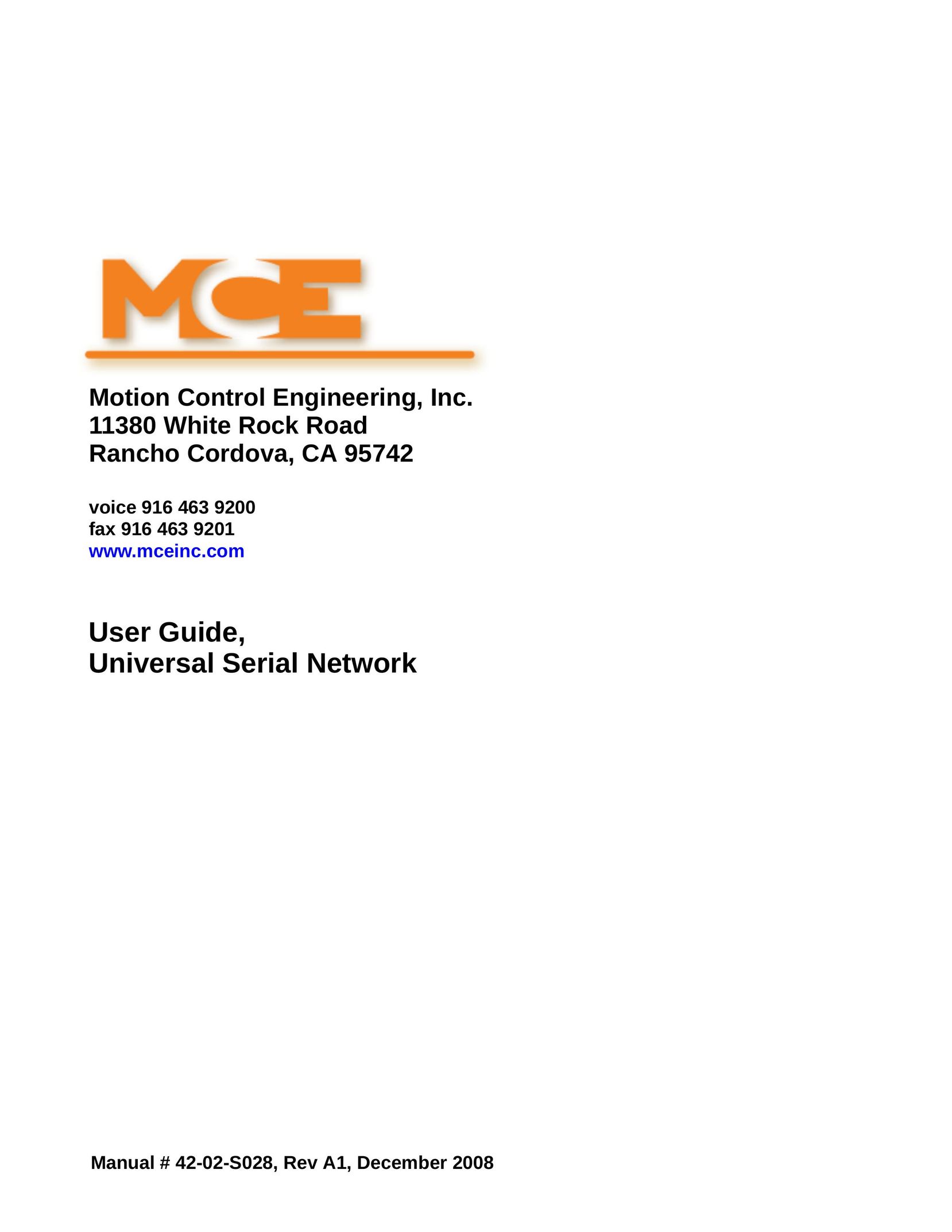 Motion 42-02-S028 Network Card User Manual
