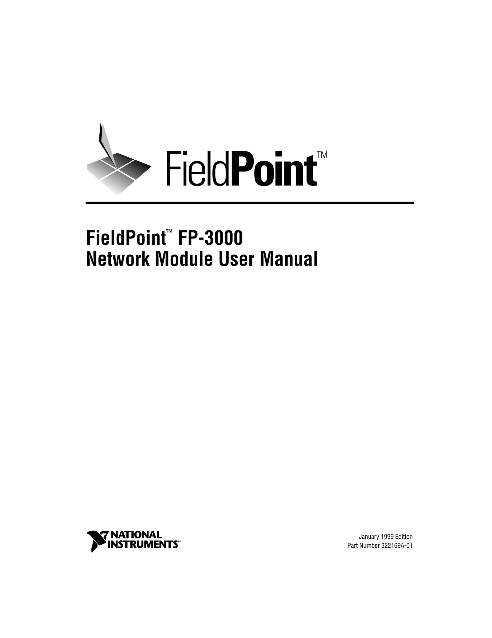 National Instruments FP-3000 Network Card User Manual