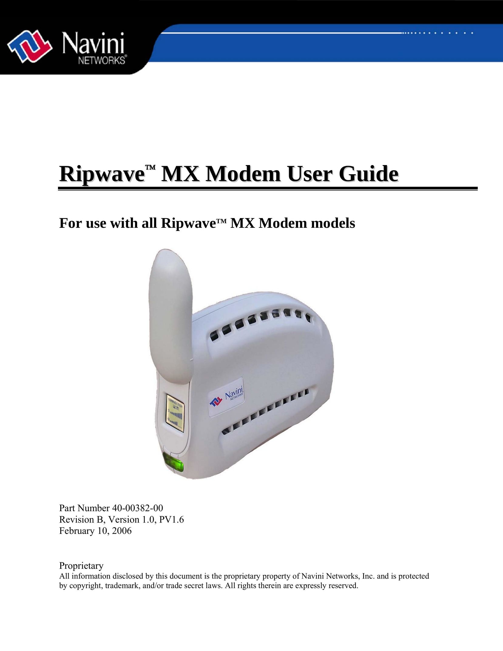 Navini Networks Ripwave Network Card User Manual