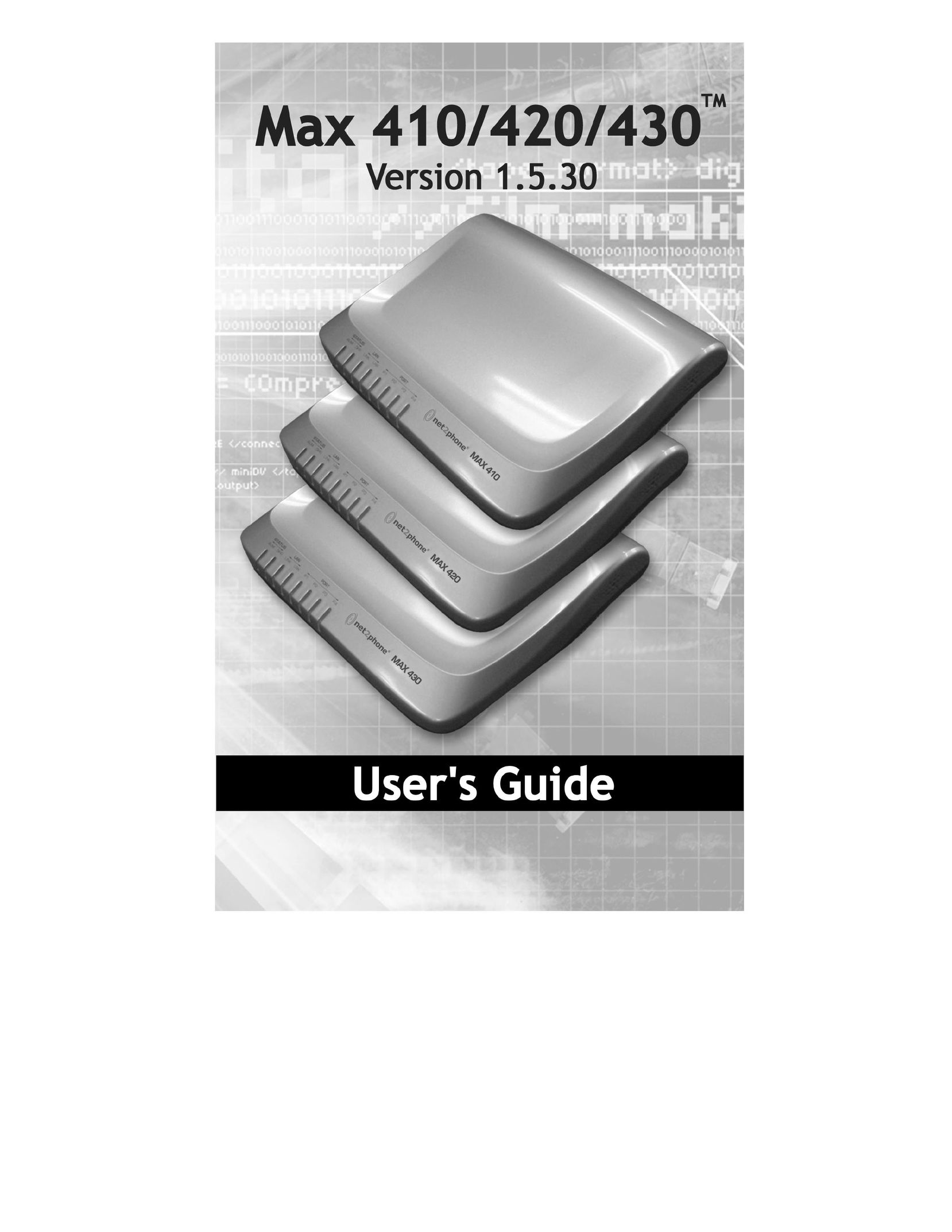 Net2Phone Max 410 Network Card User Manual